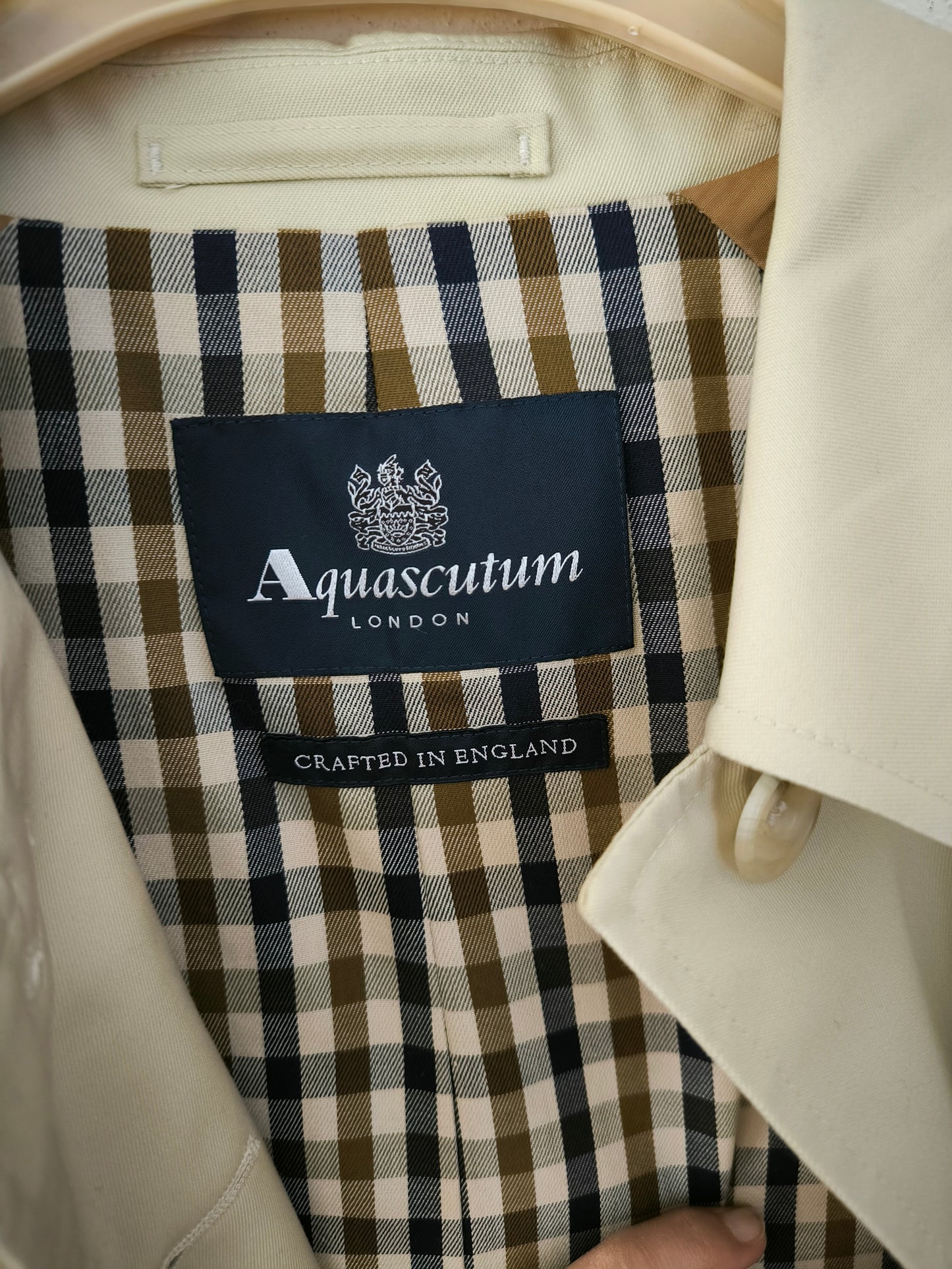 Trench Aquascutum made in England tg UK 14