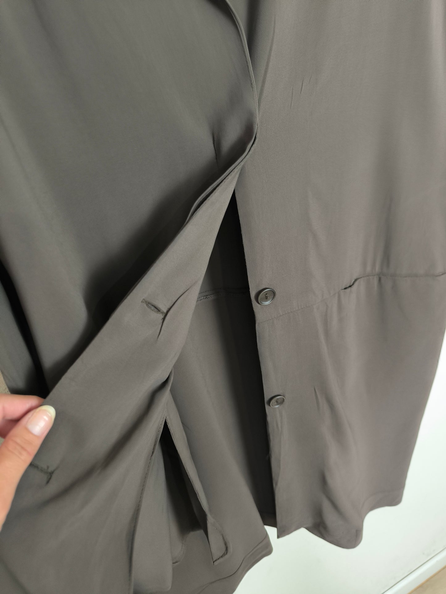 Cardigan lungo Liviana Conti in viscosa marrone