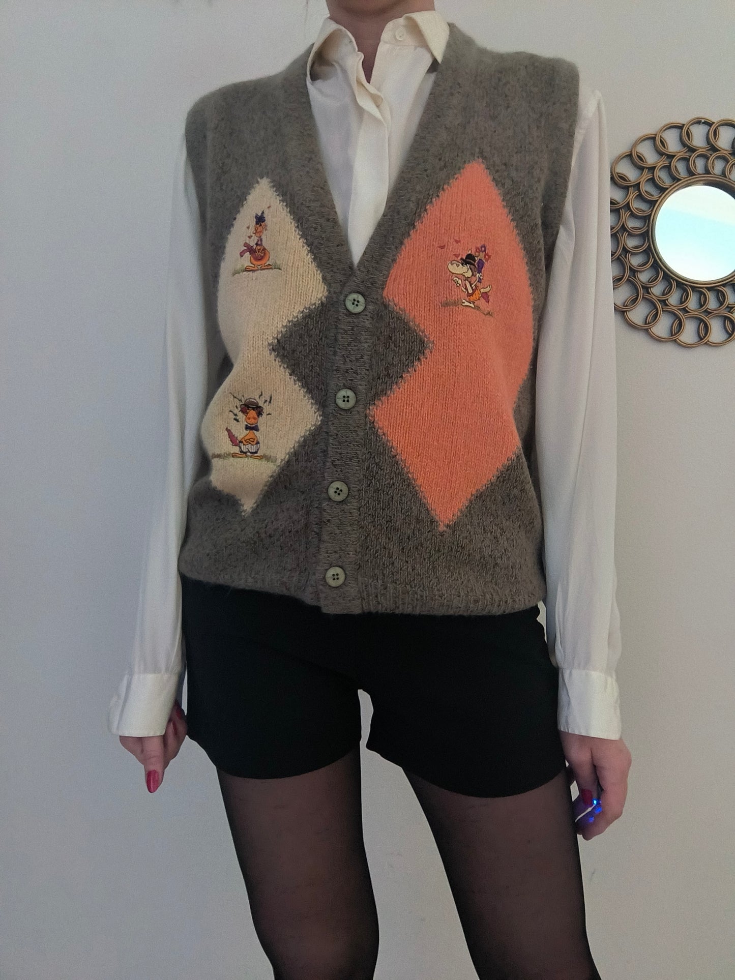 Gilet Laura Biagiotti vintage ricamato