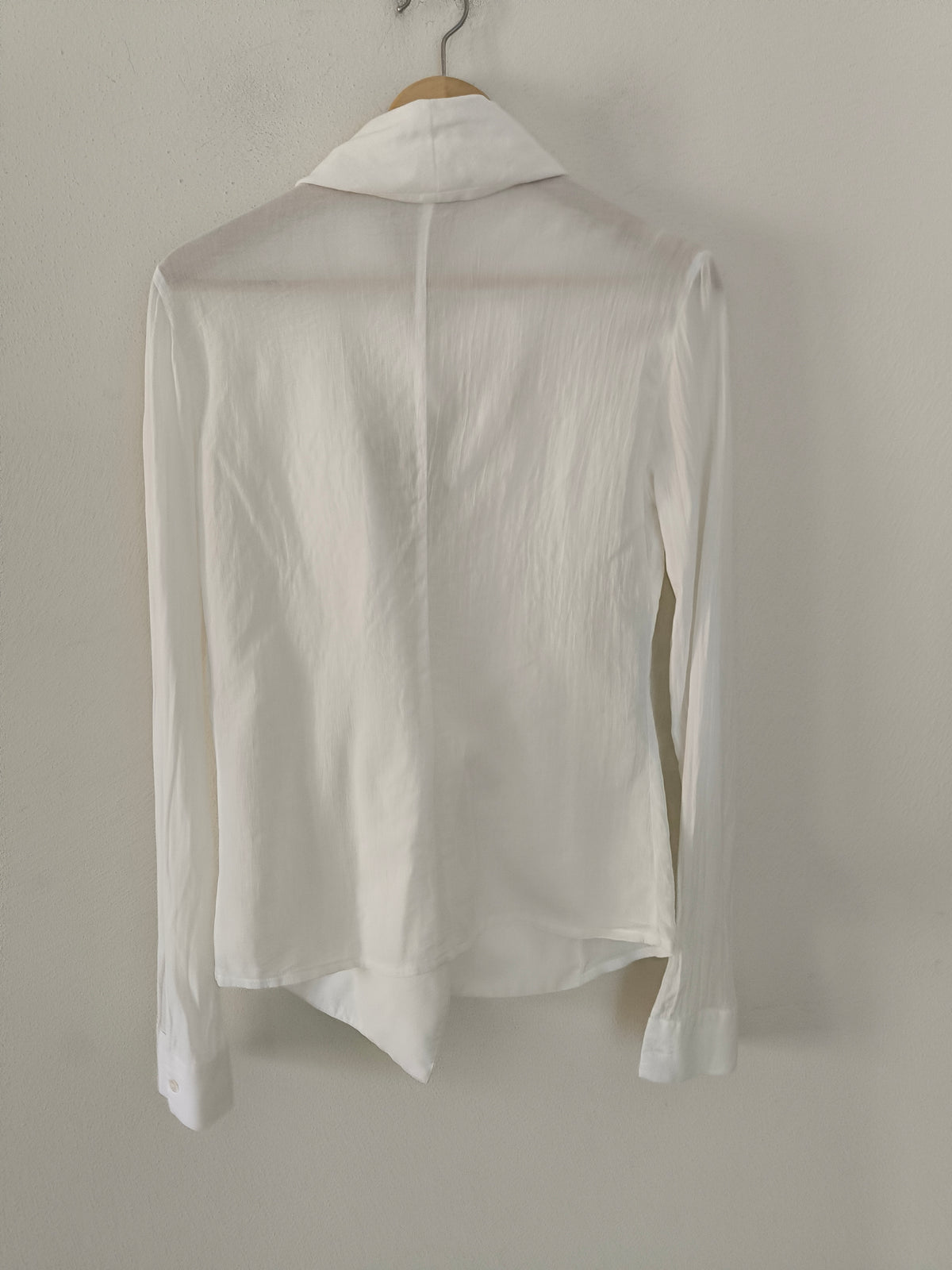 Giacca camicia Malloni in cotone bianco