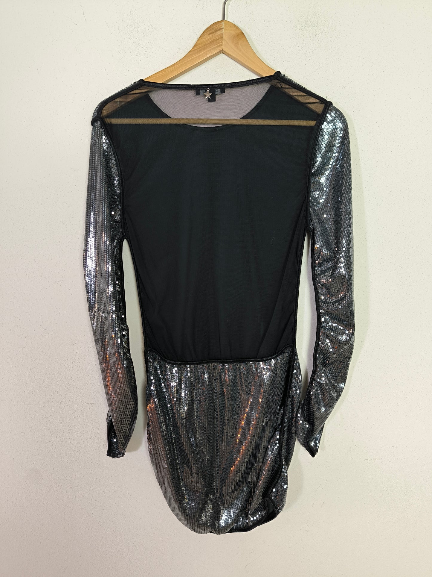 Abito Stretch Denny Rose in paillettes tg L