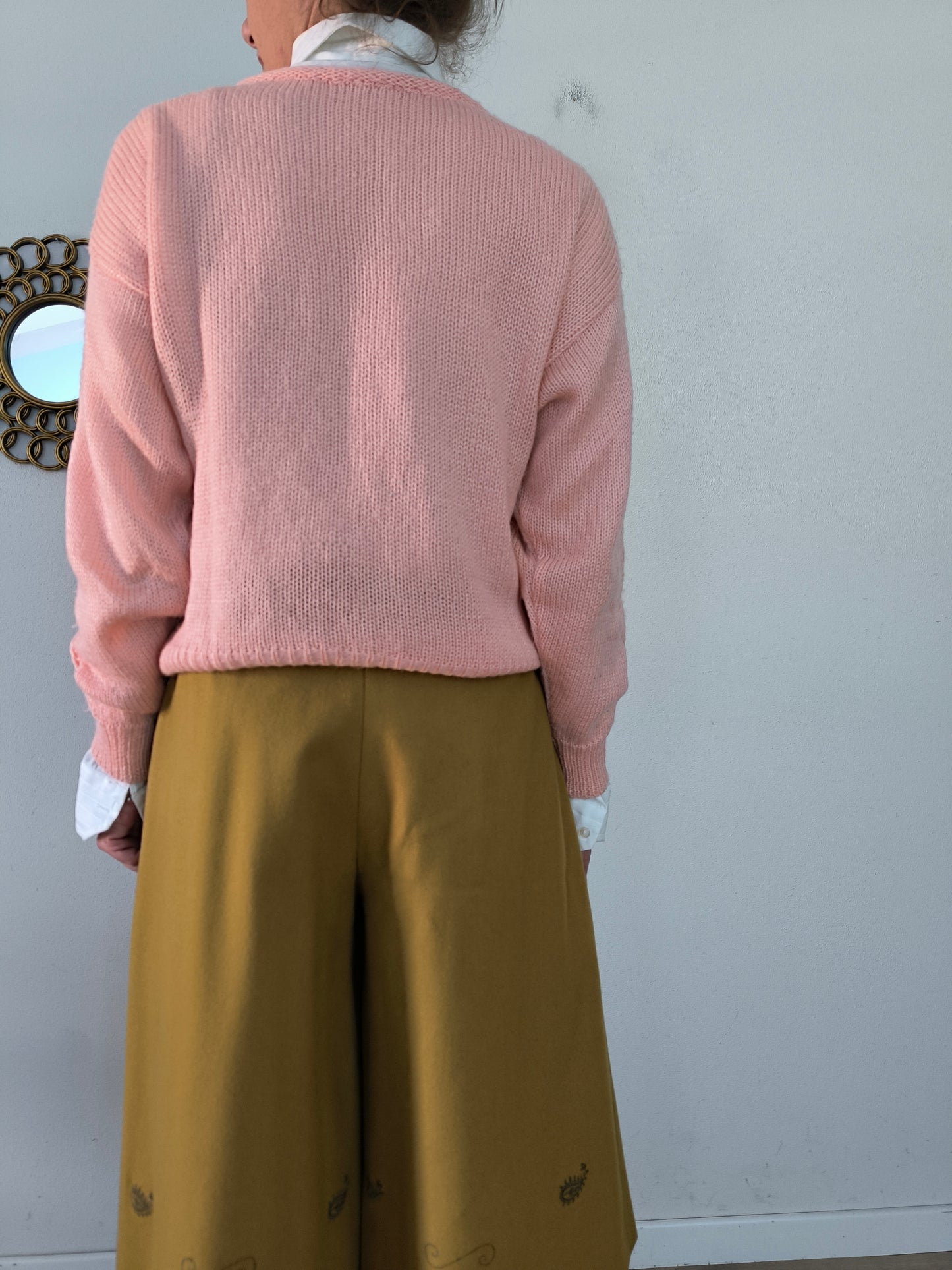 Maglioncino rosa vintage One size