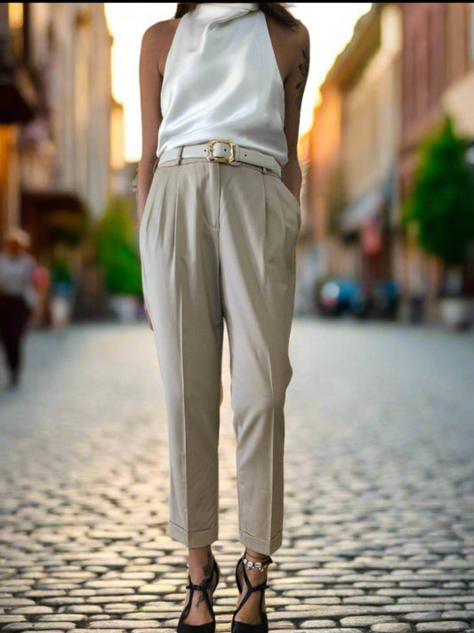 Pantalone Liviana Conti fresco lana tg 44
