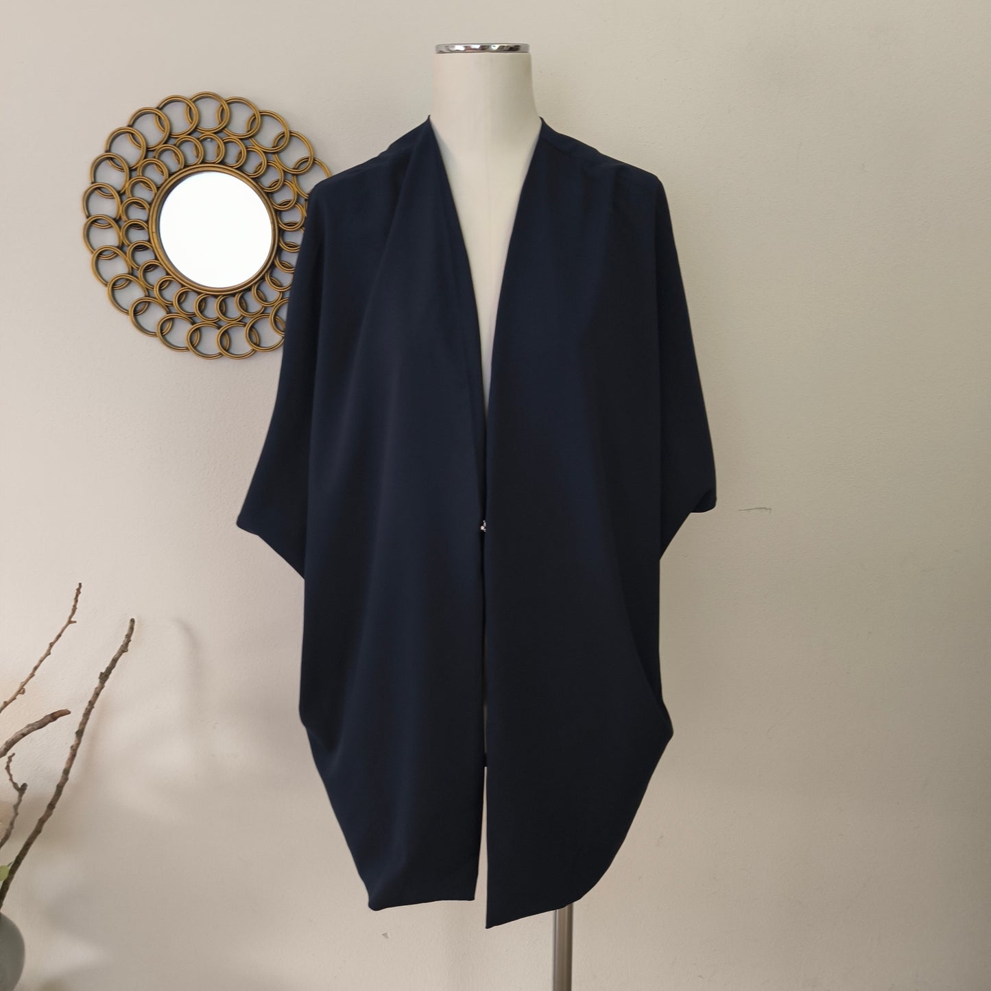 Soprabito kimono blu navy Tg Unica