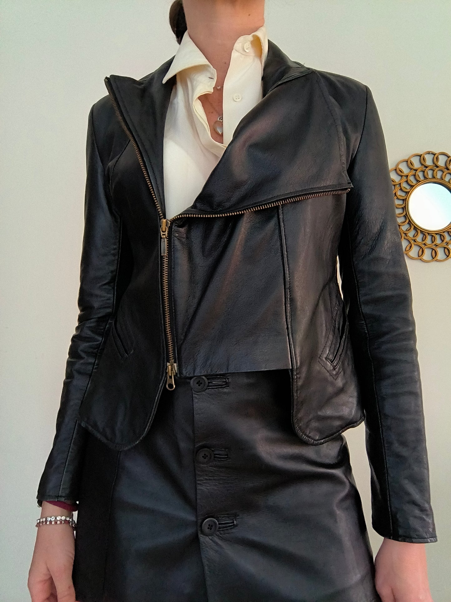 Giacchino vera pella nero tg M