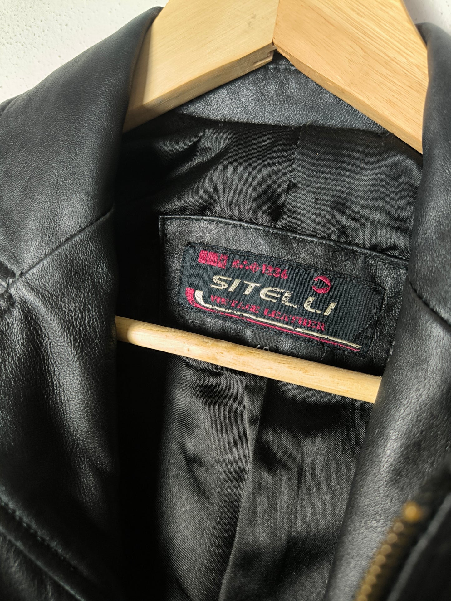 Giacchino vera pella nero tg M