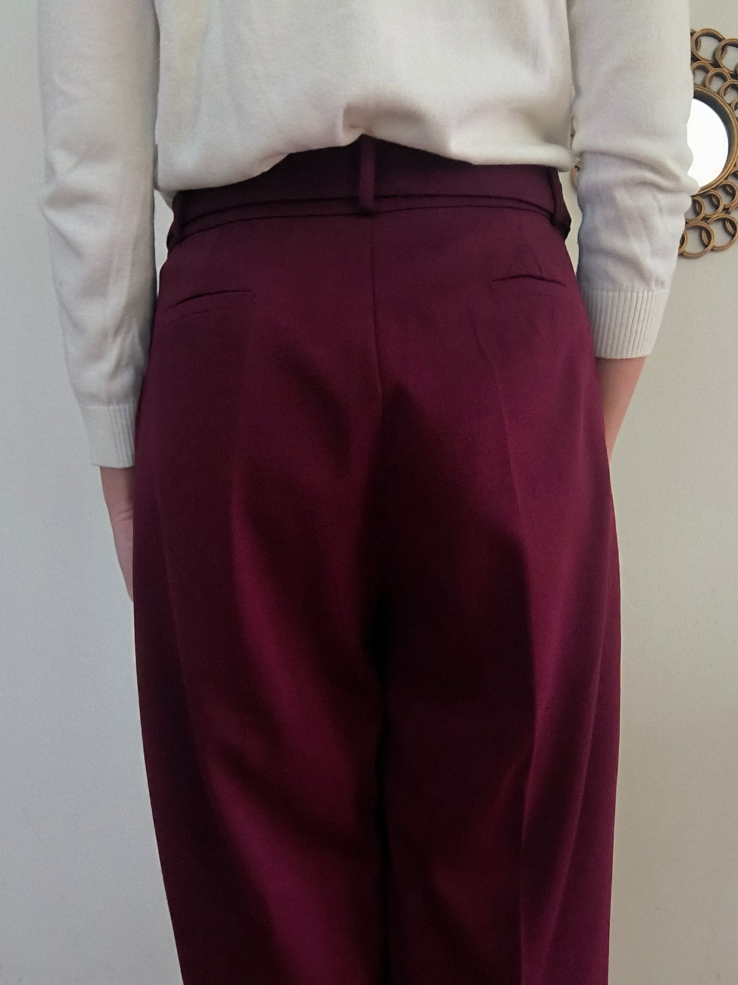So Allure pantalone borgogna tg M
