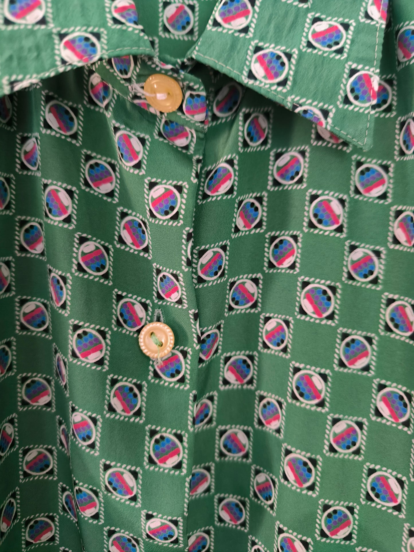 Camicetta vintage verde One size