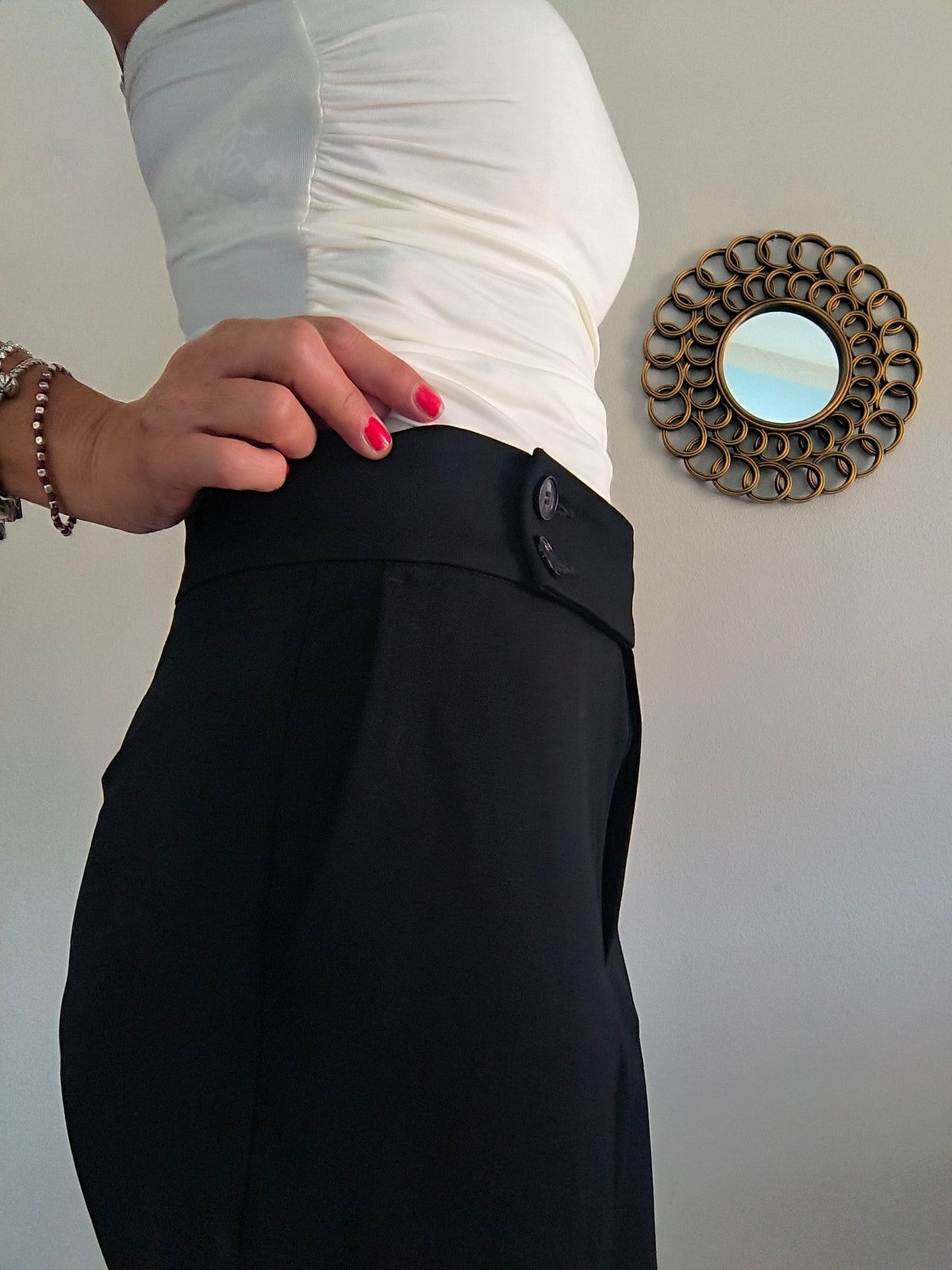 Pantalone nero no brand