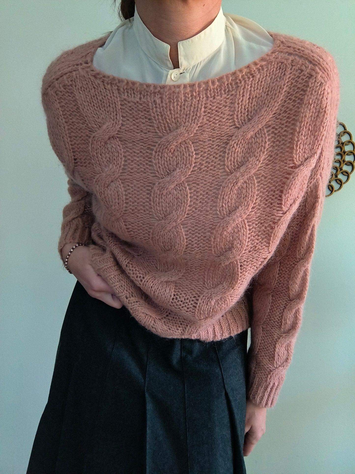 Maglione O'Dett rosa antico tg M/L