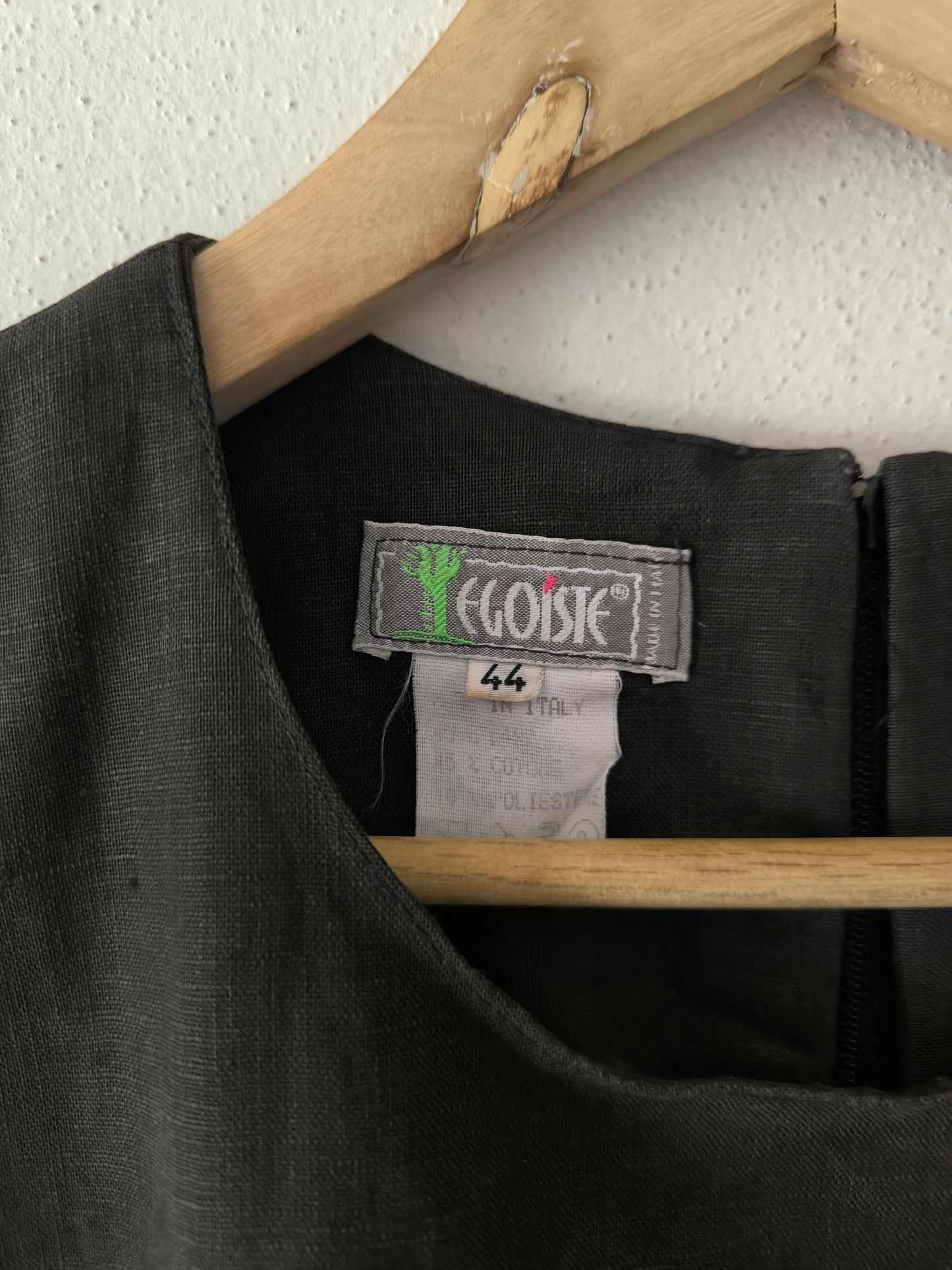 Abito vintage Egoiste in lino e cotone