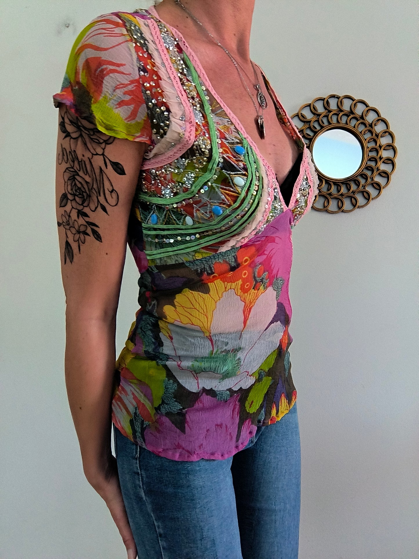 Top in seta Antik Batik