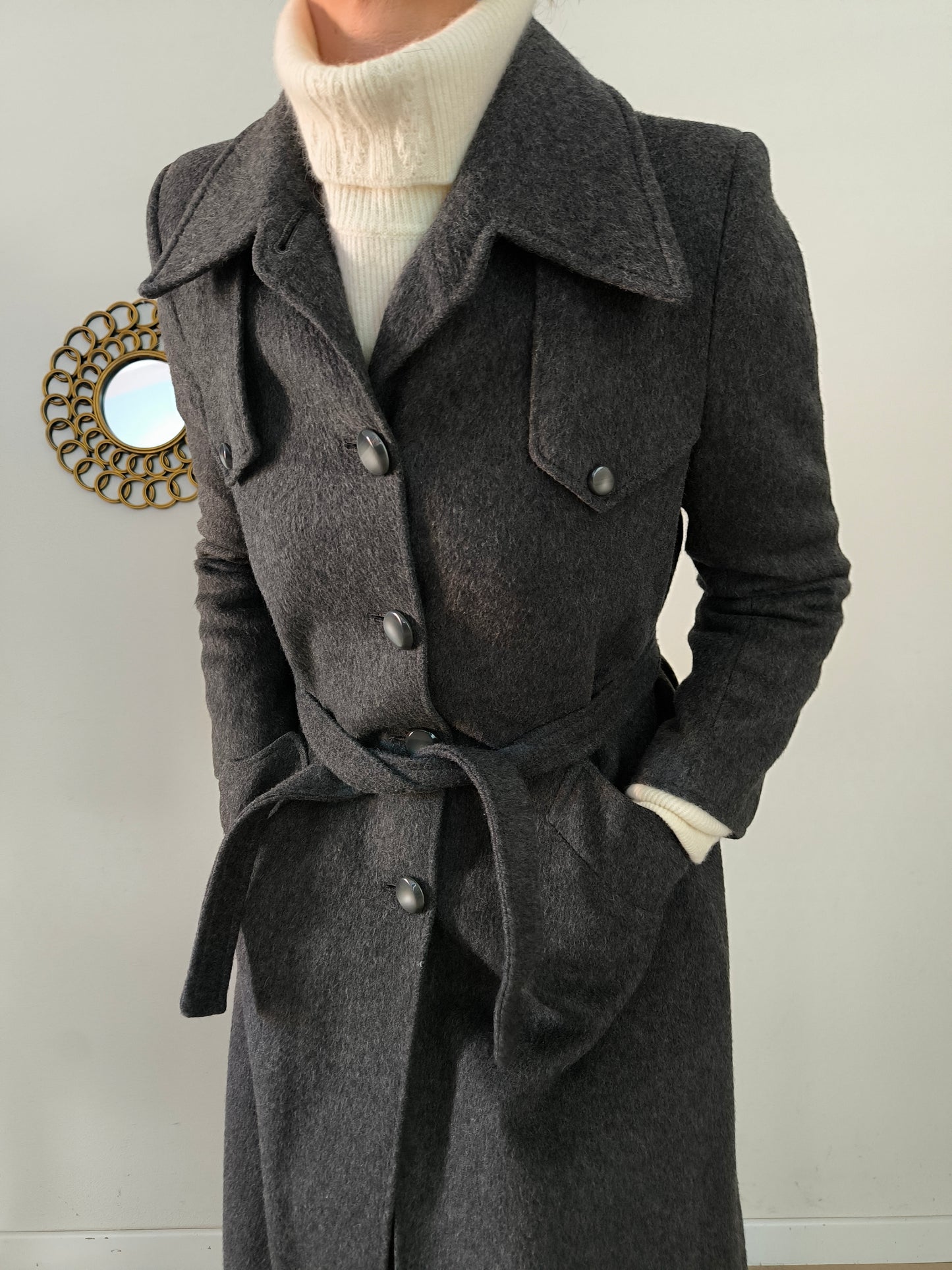 Cappotto loden grigio St Raphael tg S