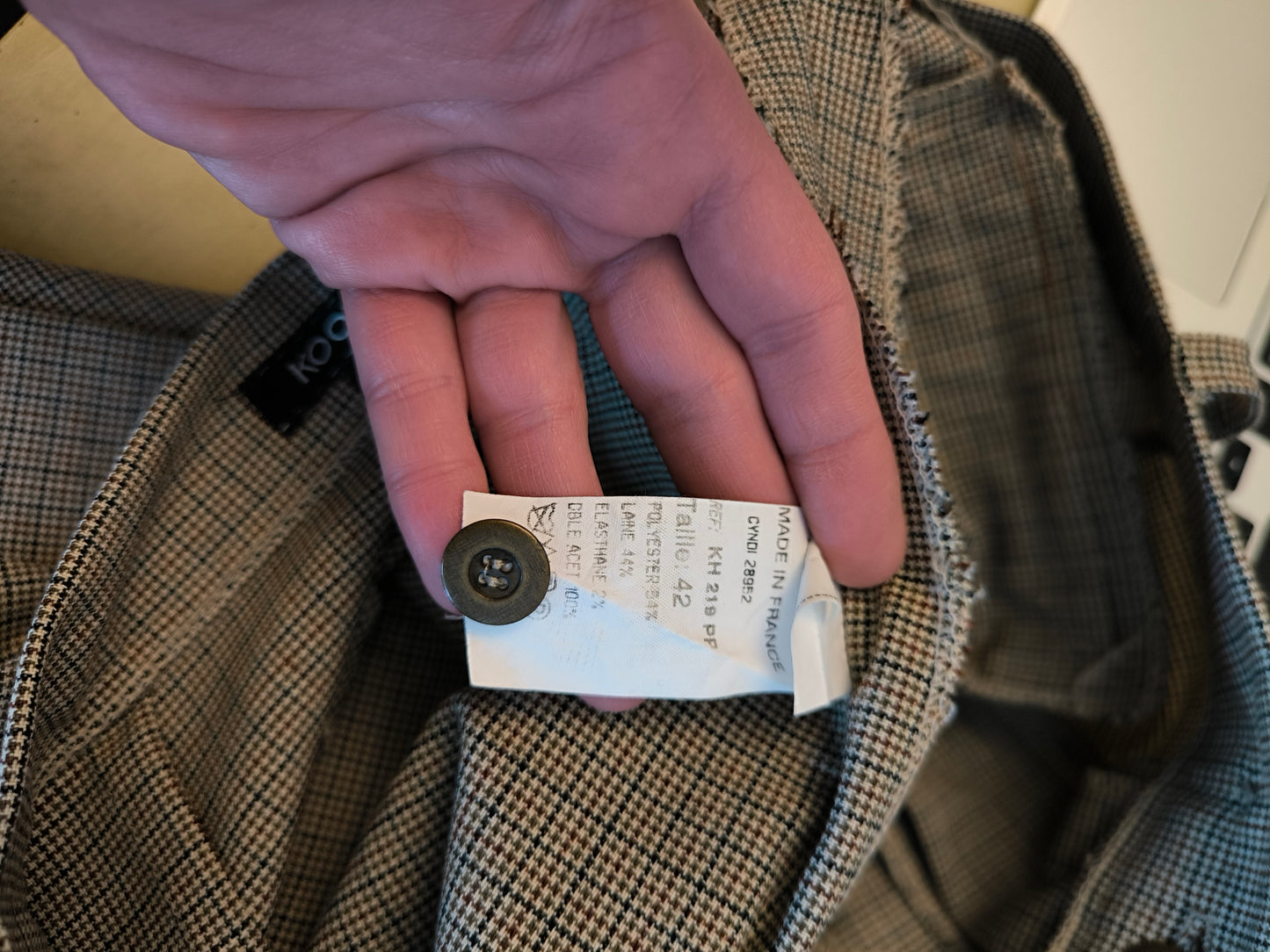 Kookai gonnellina a piccoli quadrettini