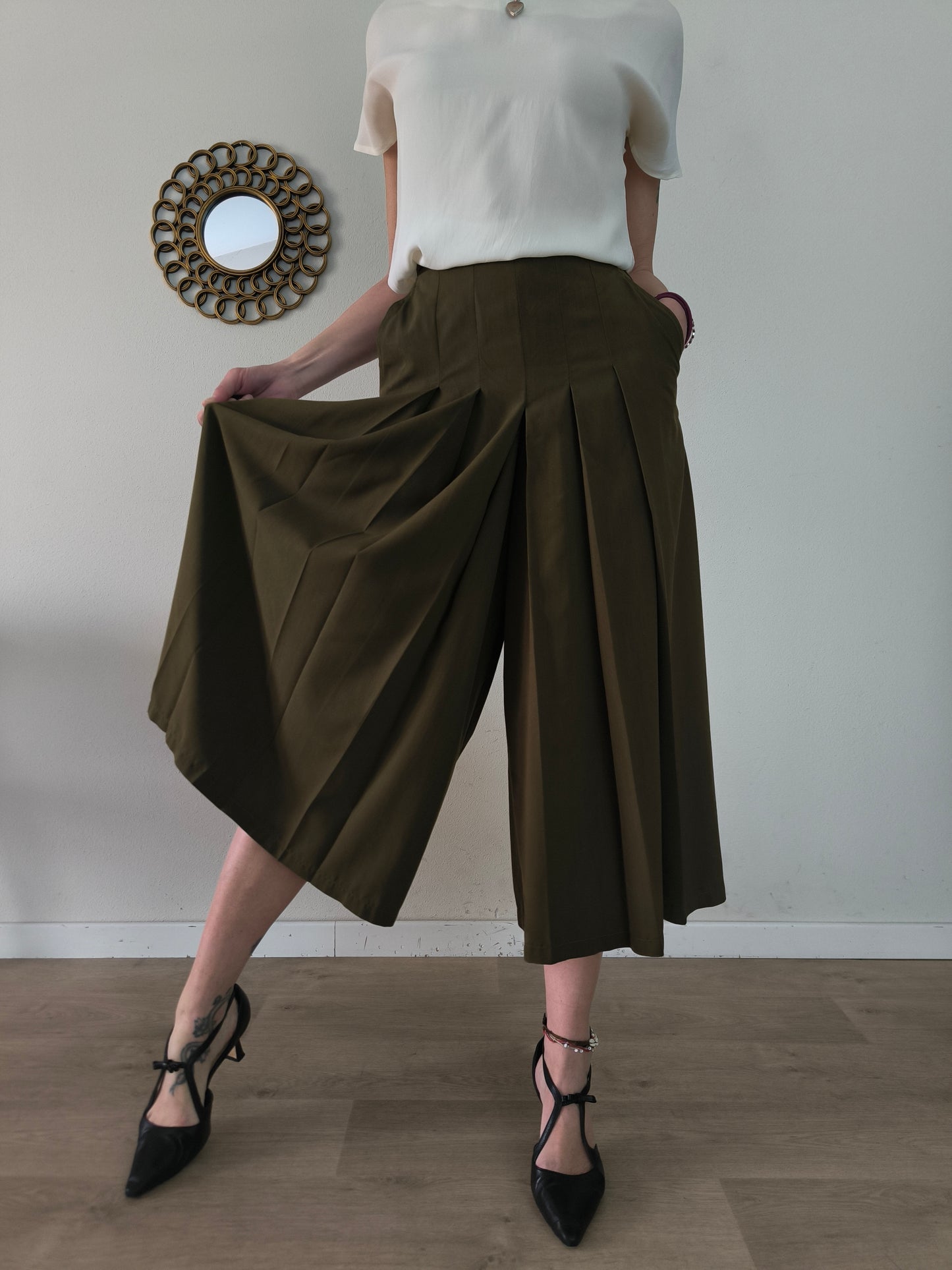 Gonna pantalone Kaki Max Mara Retail