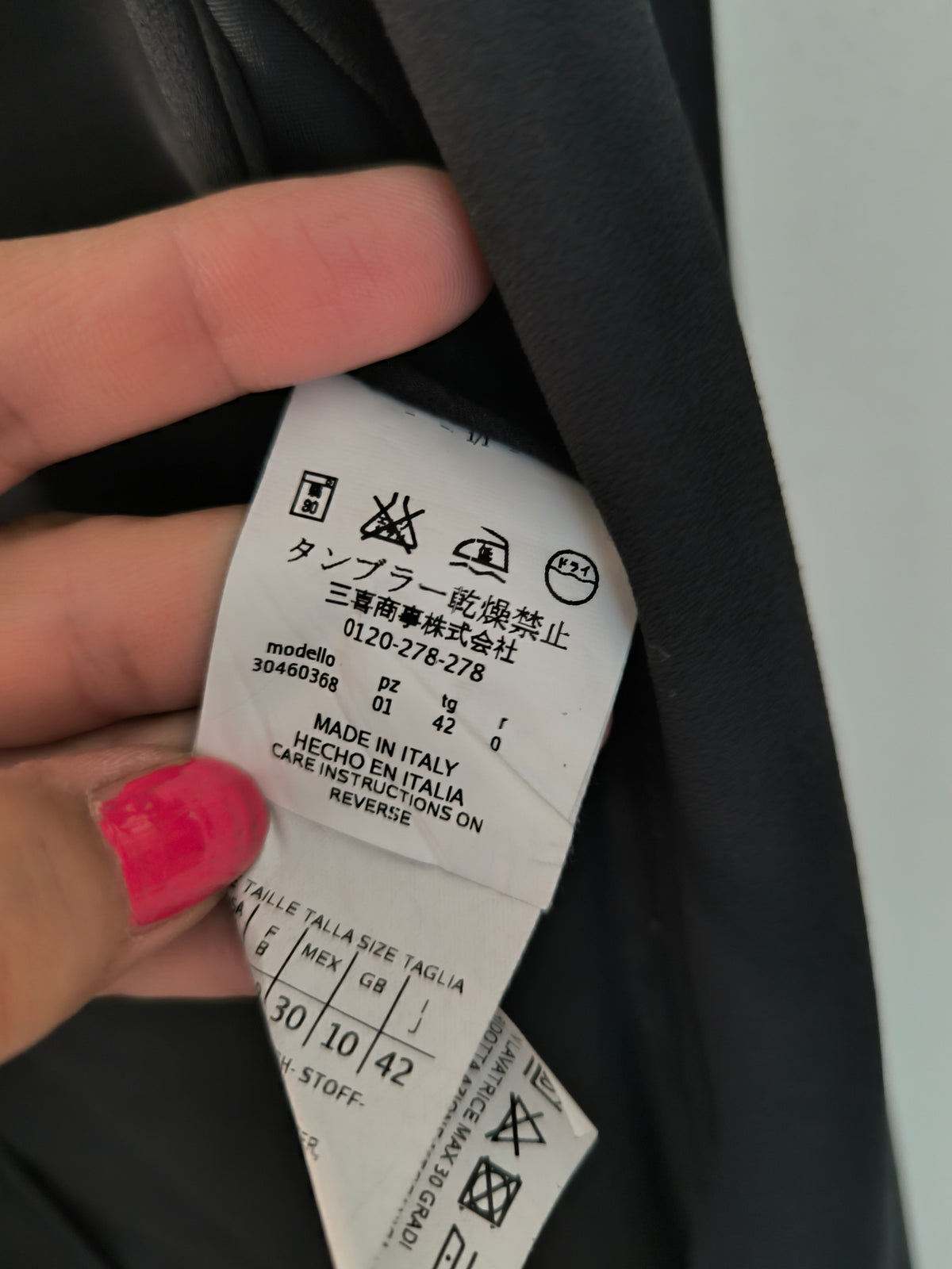 Blazer lungo Marella nero