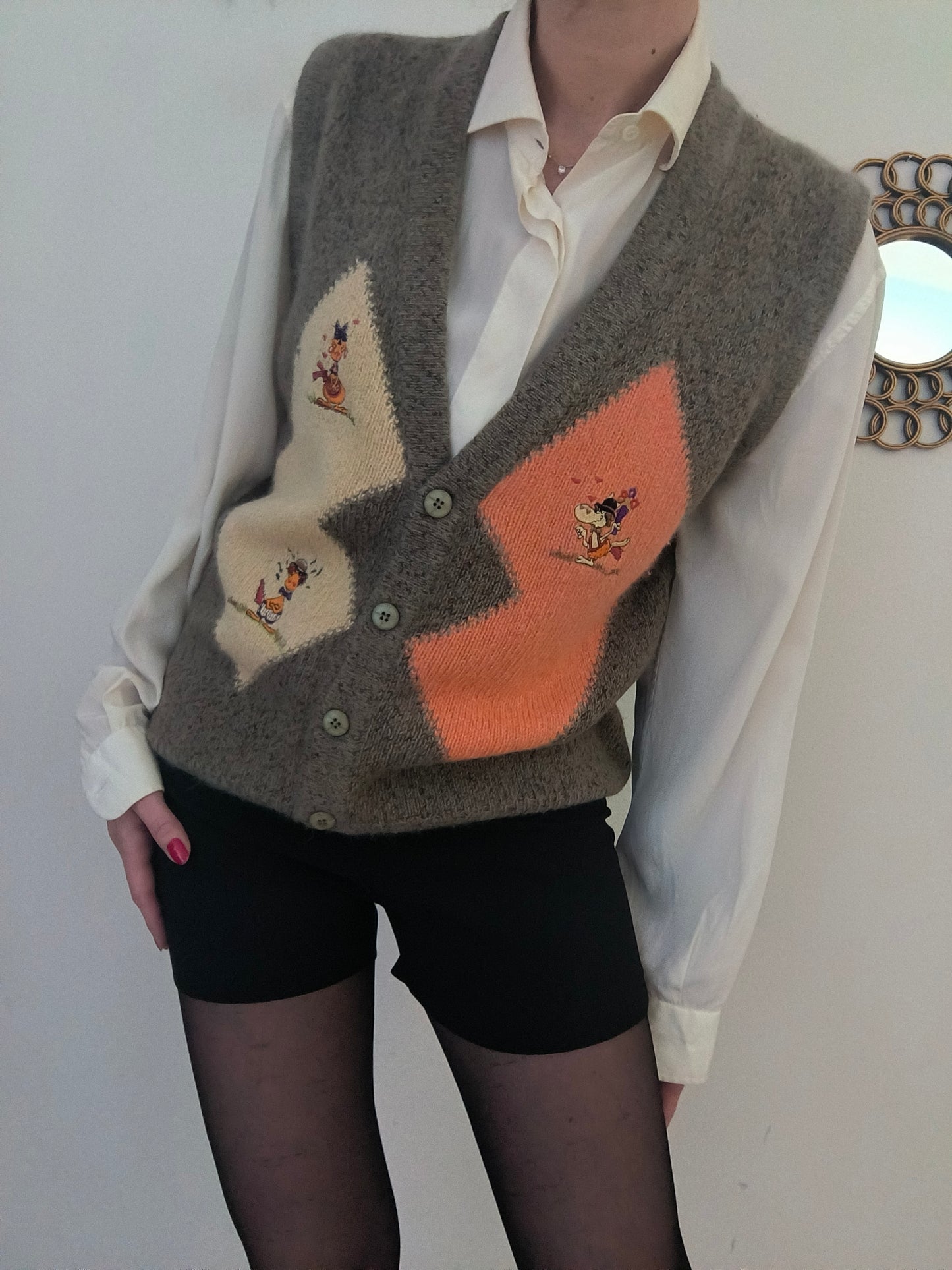 Gilet Laura Biagiotti vintage ricamato
