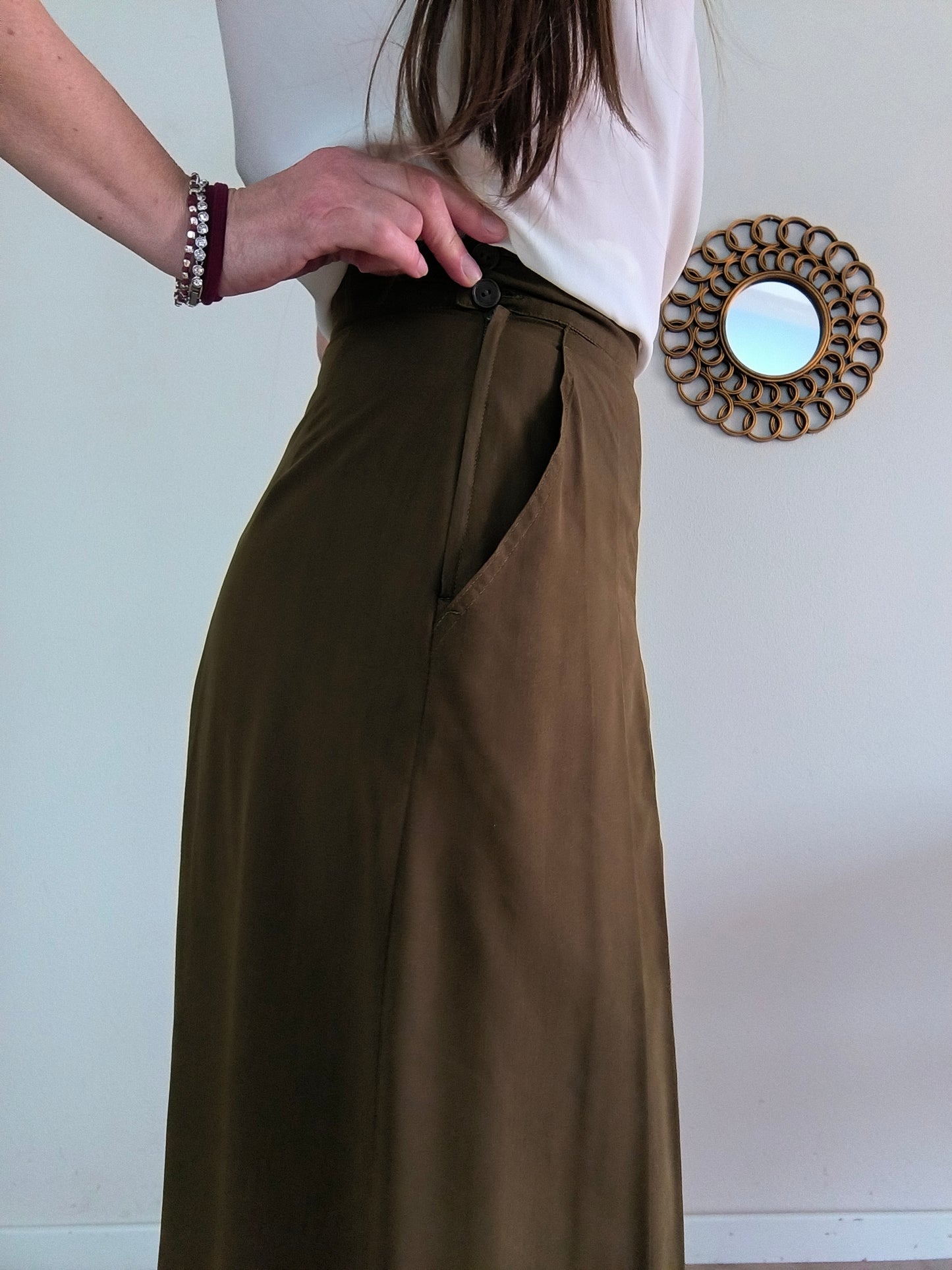 Gonna pantalone Kaki Max Mara Retail