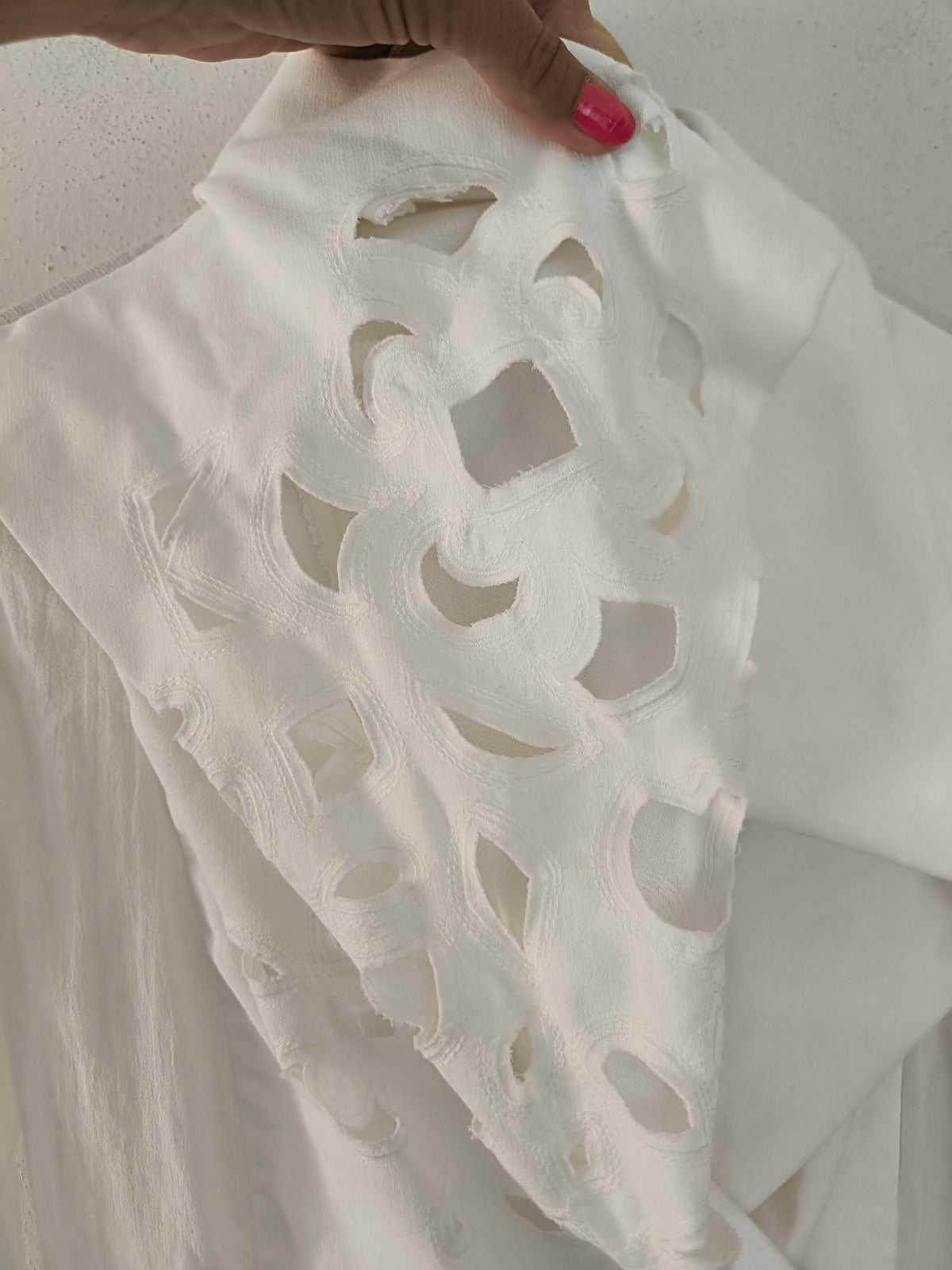 Giacca camicia Malloni in cotone bianco