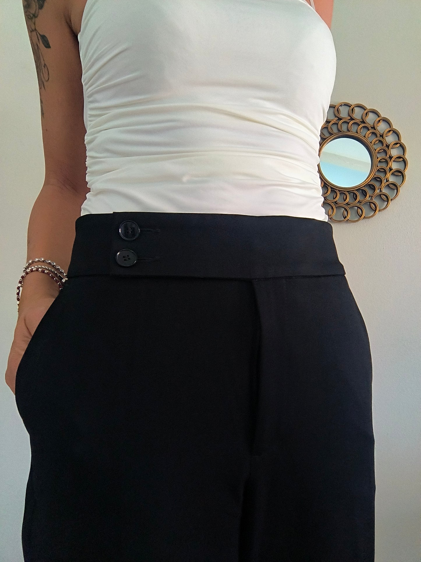 Pantalone nero no brand