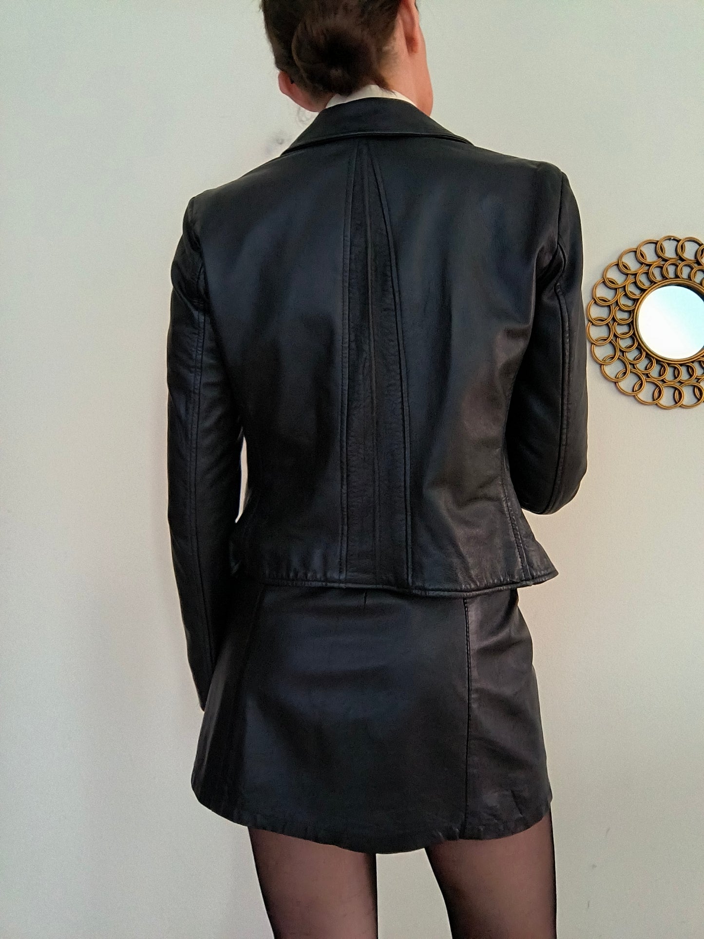 Giacchino vera pella nero tg M