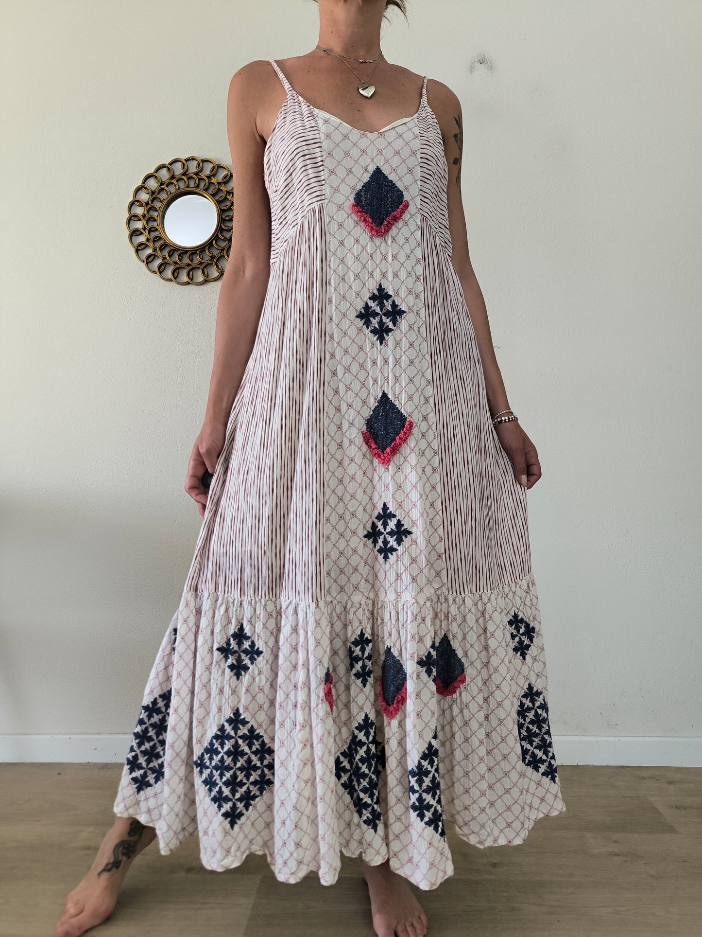 Maxi dress cotone