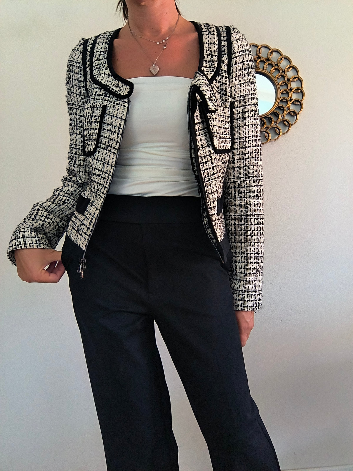 Giacca Pinko in lana bouclé