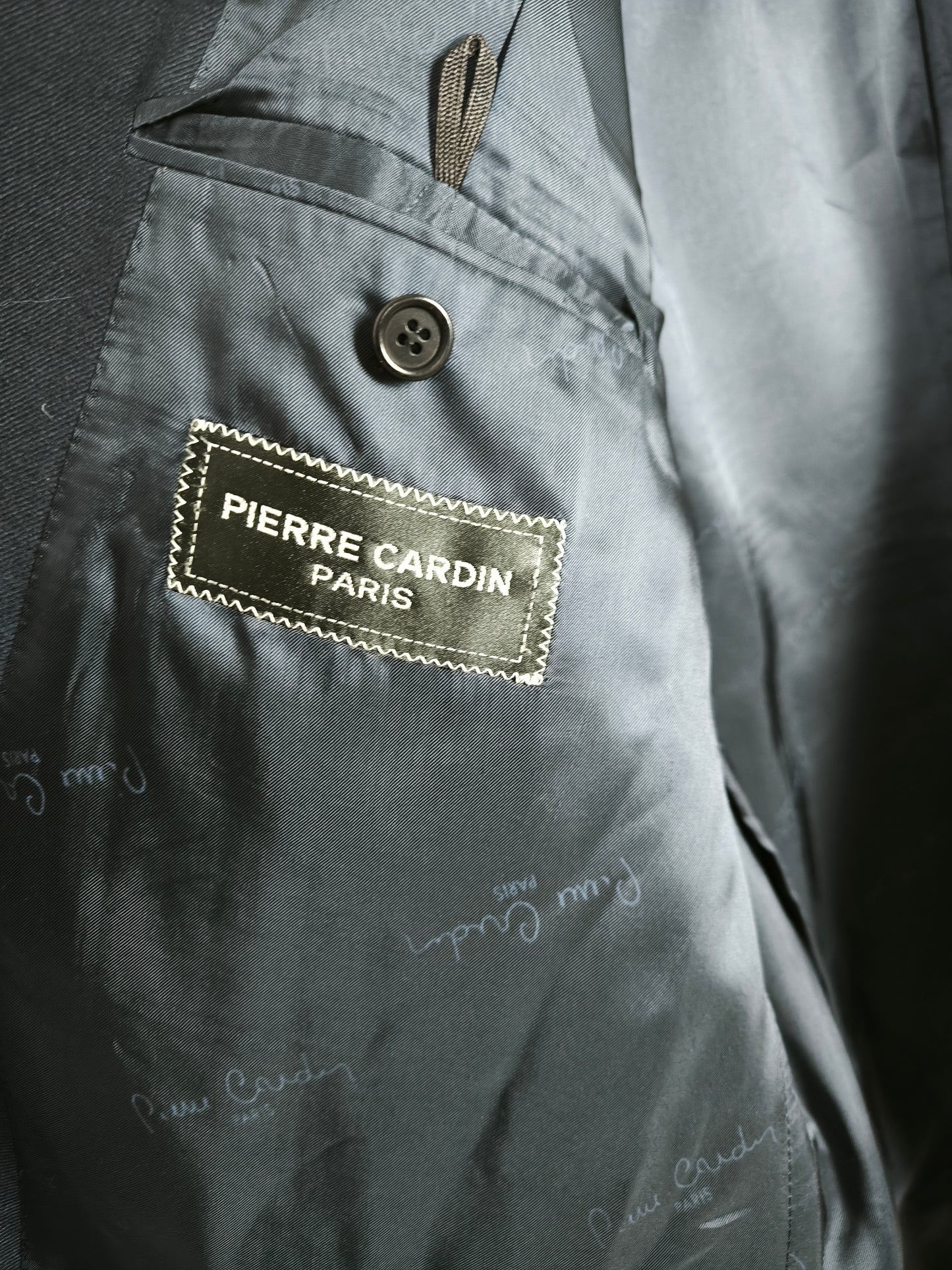 Blazer doppiopetto Pier Cardin blu pura lana tg 52