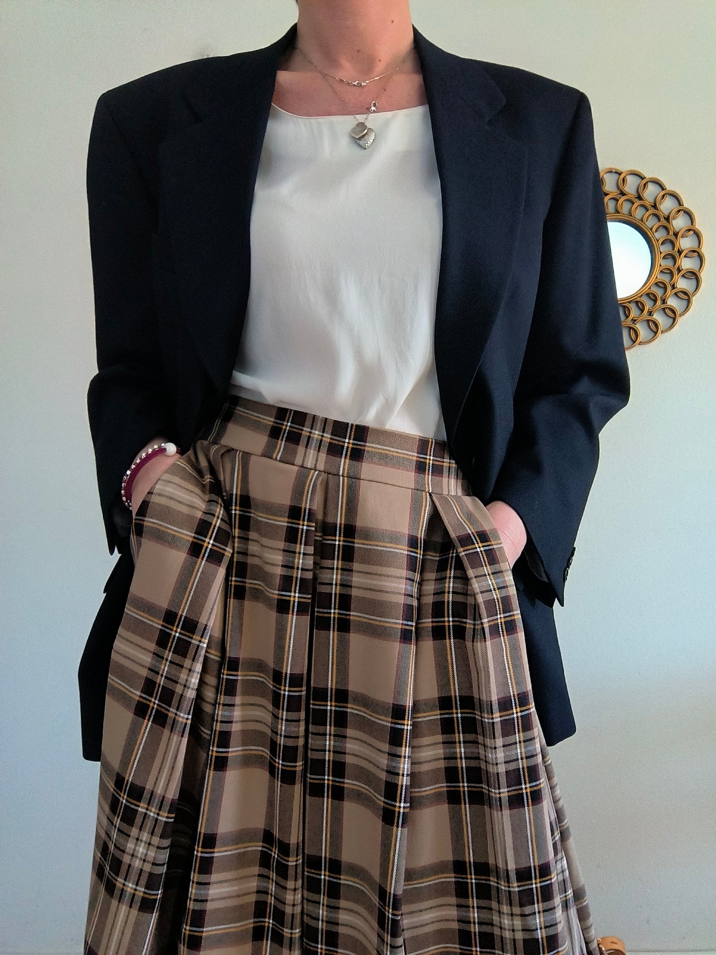 Blazer blu notte pura lana di Lessona tg 46