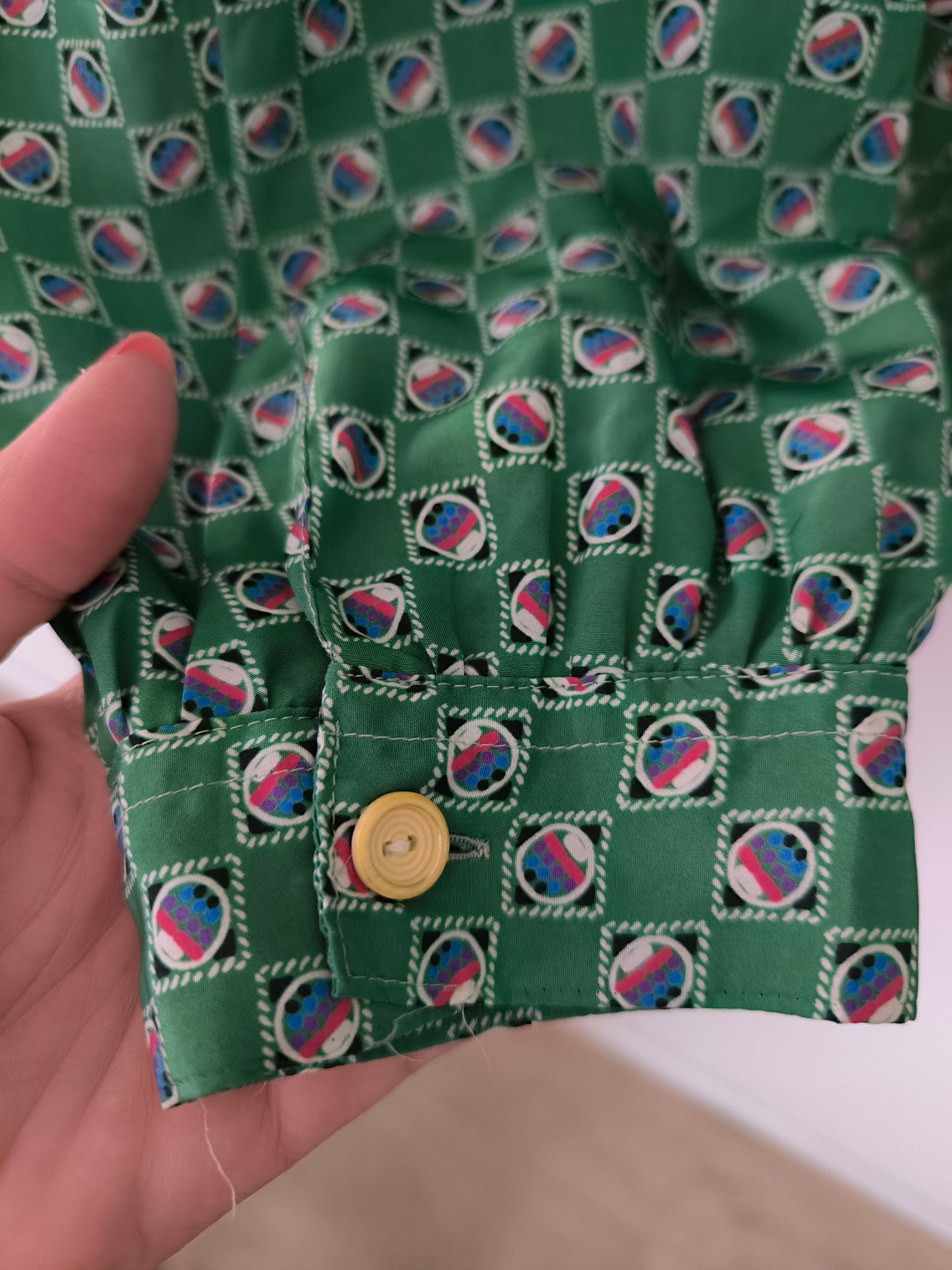 Camicetta vintage verde One size