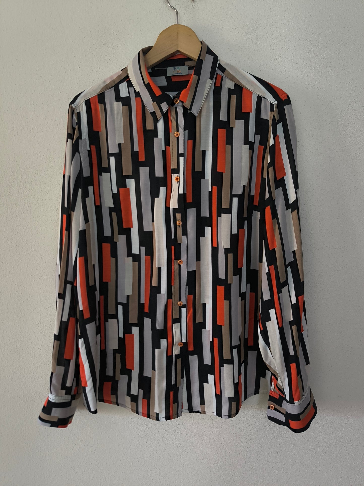 Camicetta fantasia geometrica One size