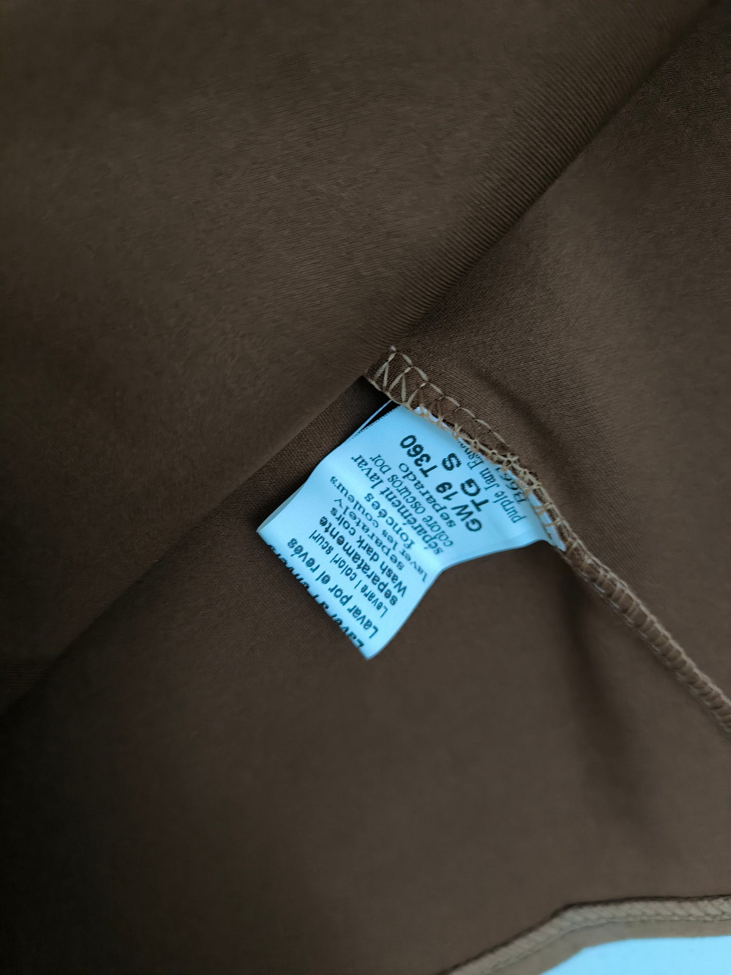 Gonna in ecosuede cammello tg s
