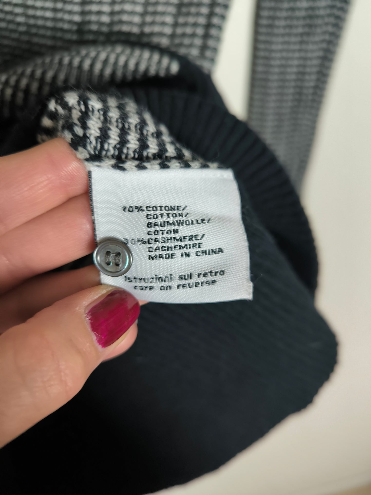 Maglioncino SUN 68 cotone/cashmere