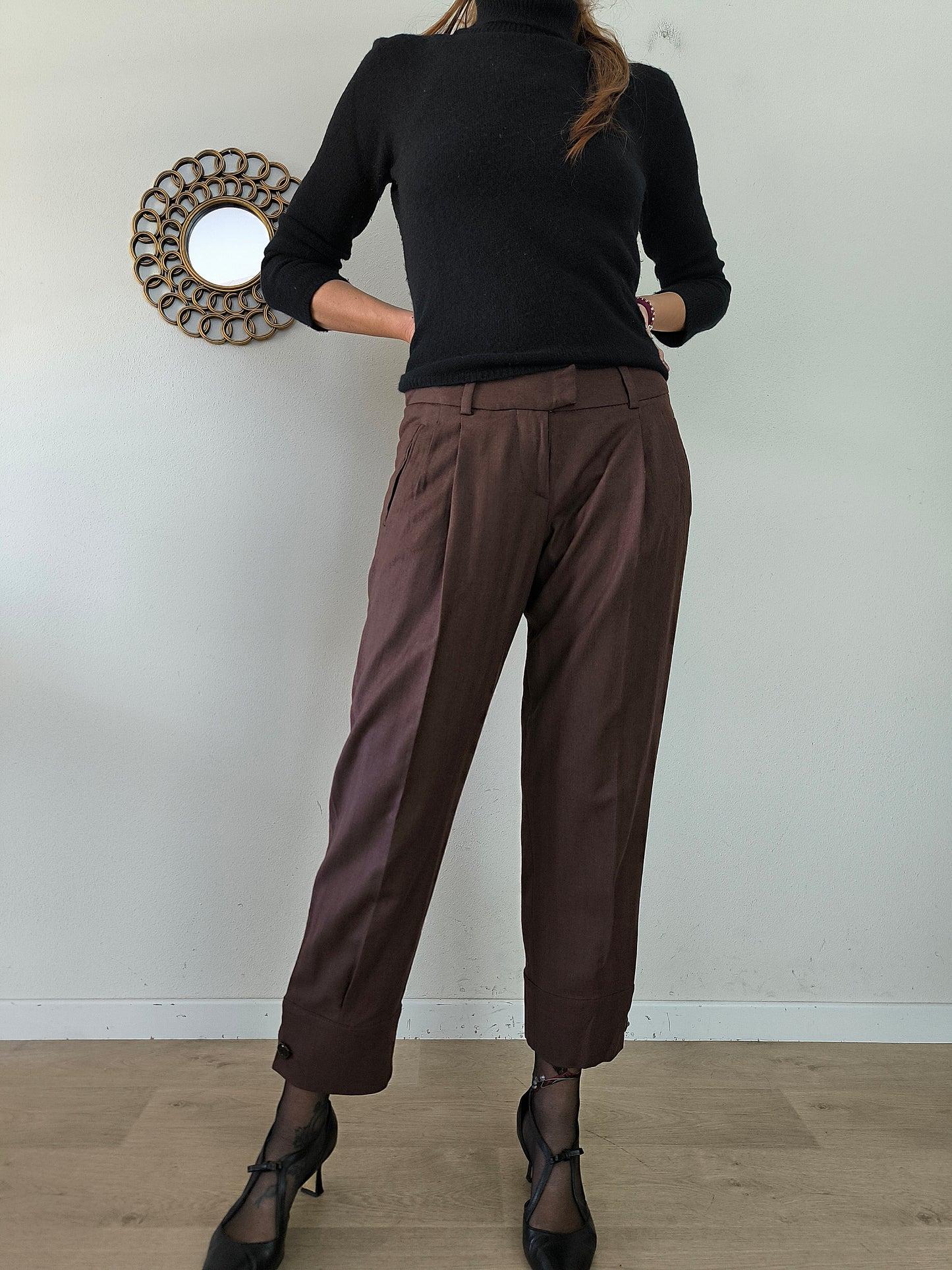 Pantalone marrone Max Mara tg M