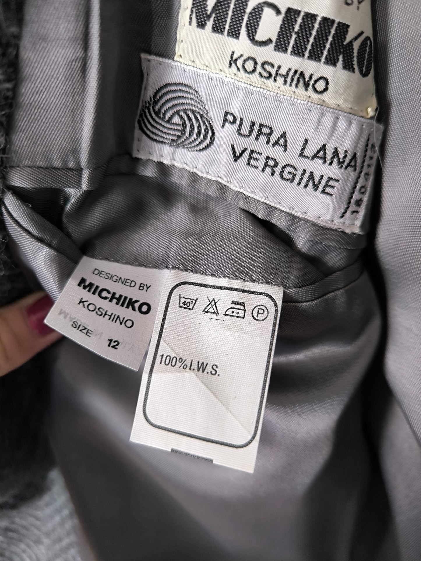 Blazer grigio Michiko Koshino