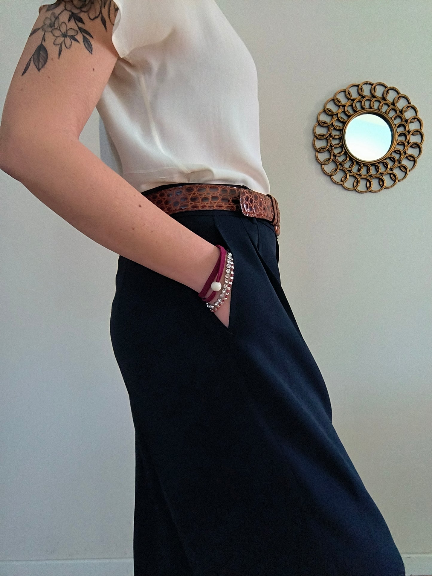 Pantapalazzo Max Mara blu notte tg 44