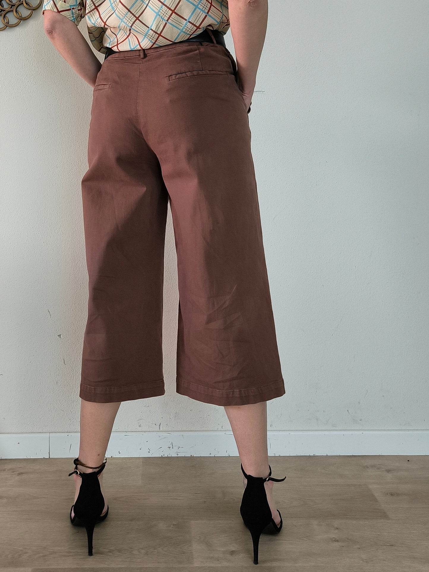 Pantalone palazzo cropped Kaos