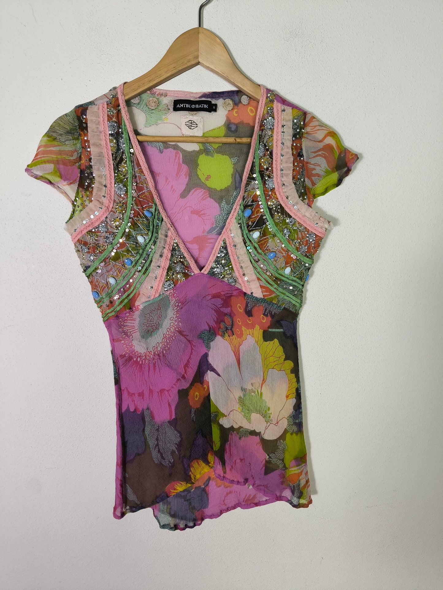 Top in seta Antik Batik