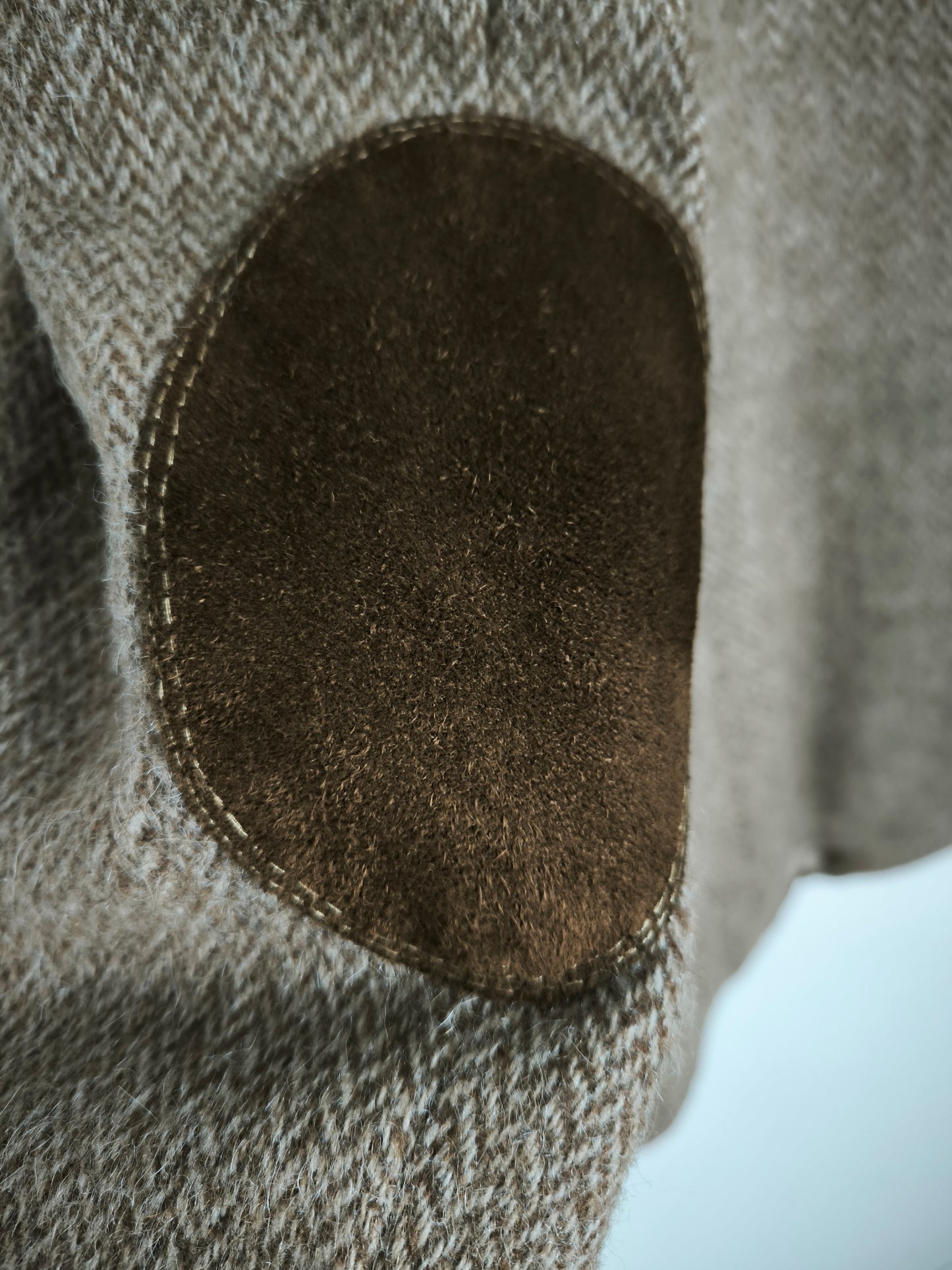 Blazer doppiopetto vintage in lana alpaca