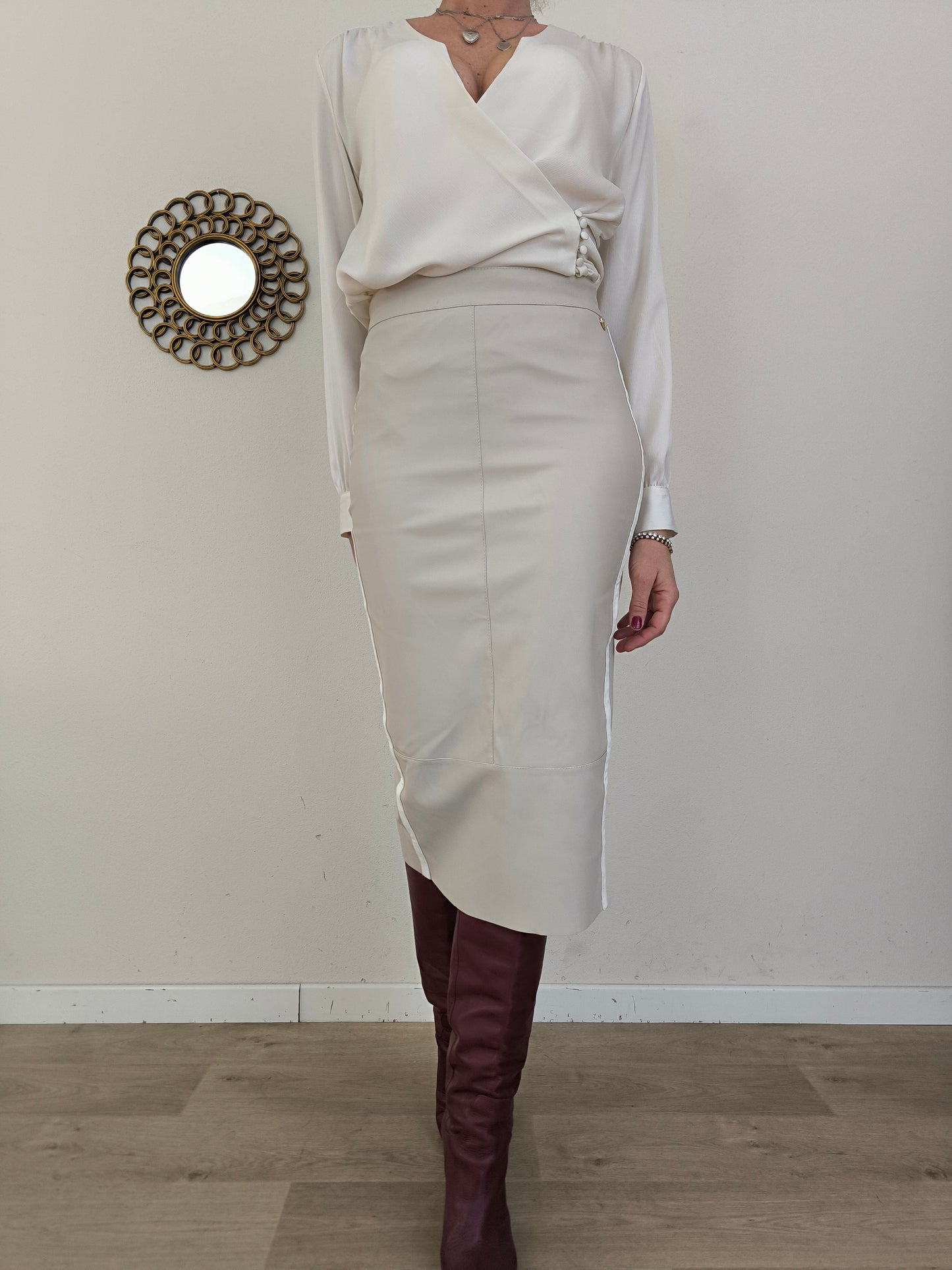 Gonna in ecopelle Twin Set