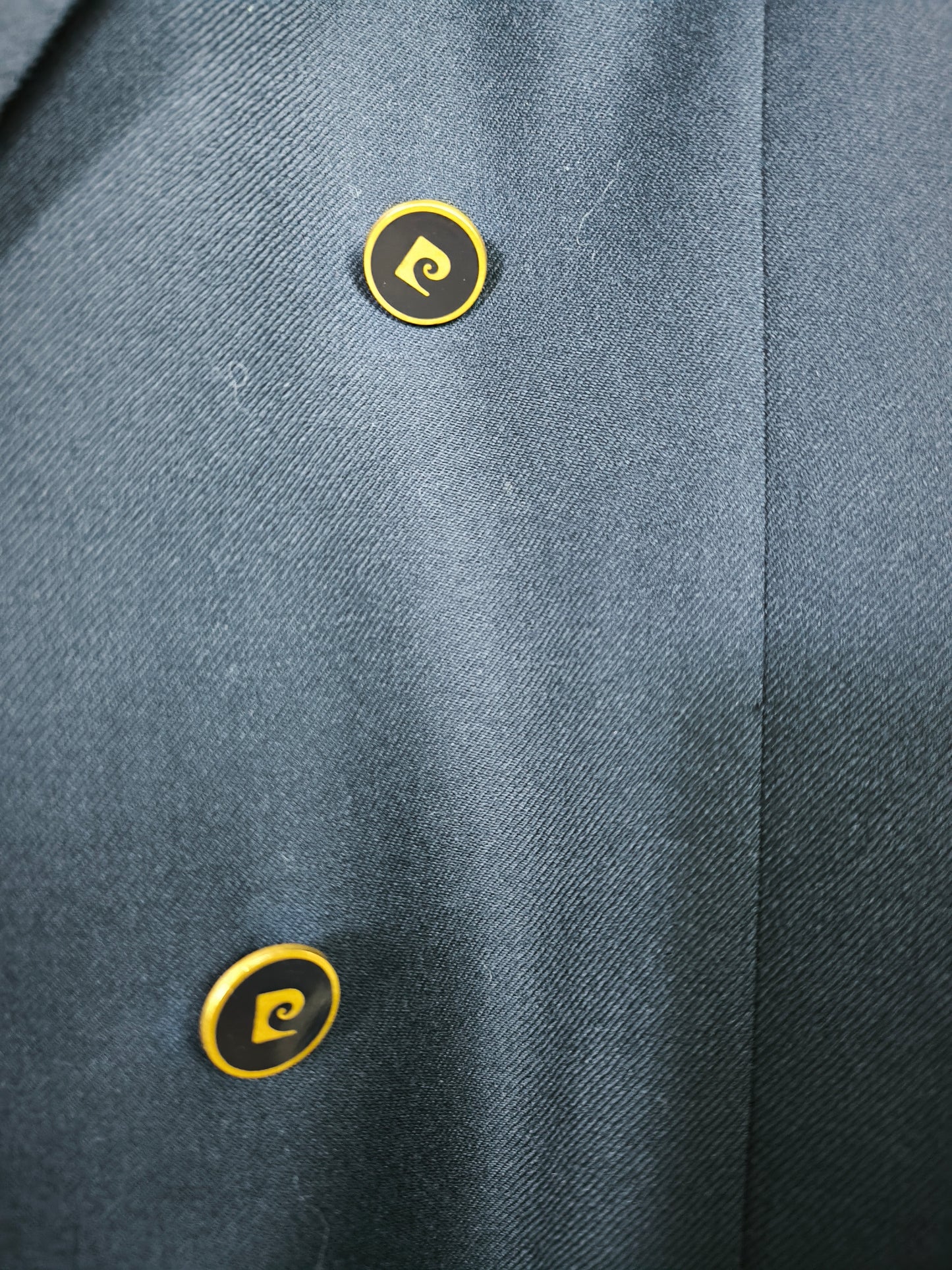 Blazer doppiopetto Pier Cardin blu pura lana tg 52