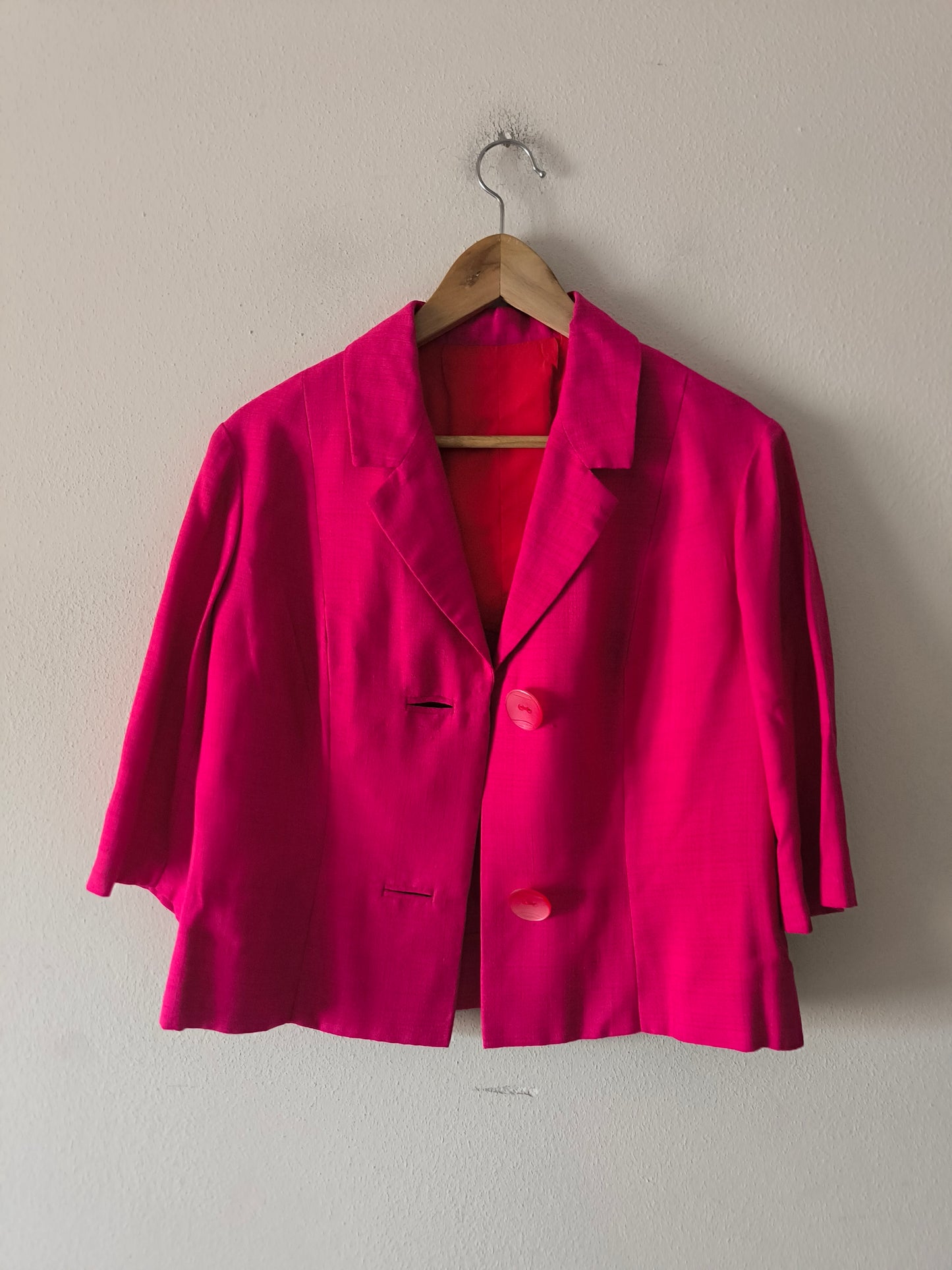 Blazer anni 60 fucsia
