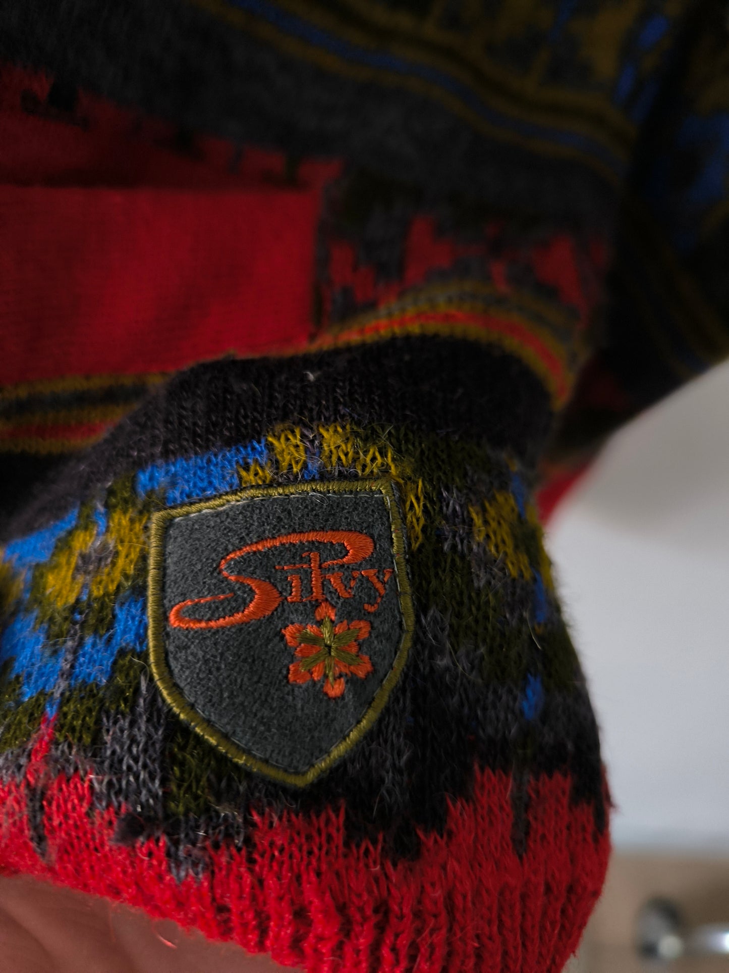 Cardigan vintage in lana alpaca