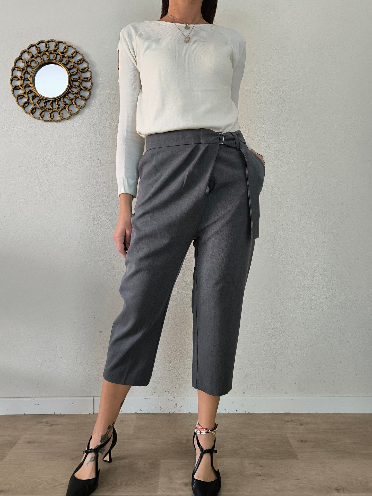 Pantalone Michela Mii grigio tg M
