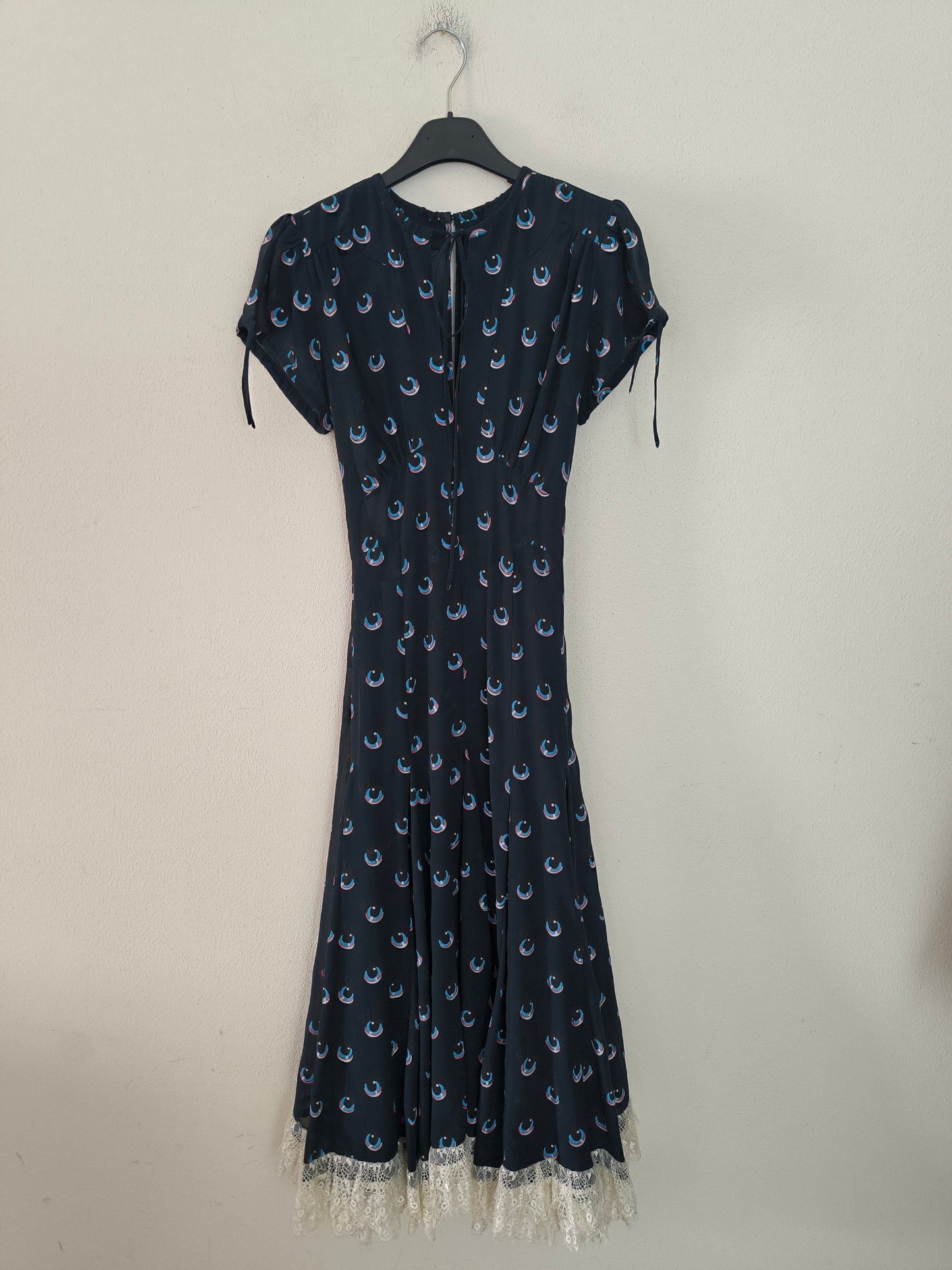 Maxi abito vintage fantasia