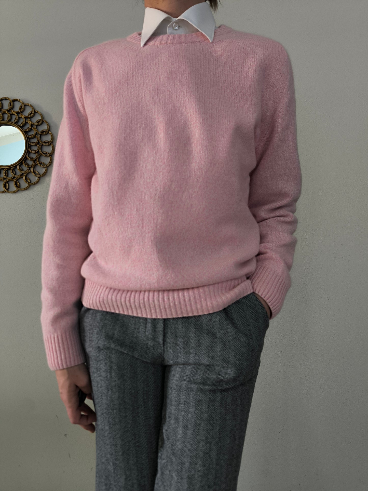 Maglione rosa Borgo Alto