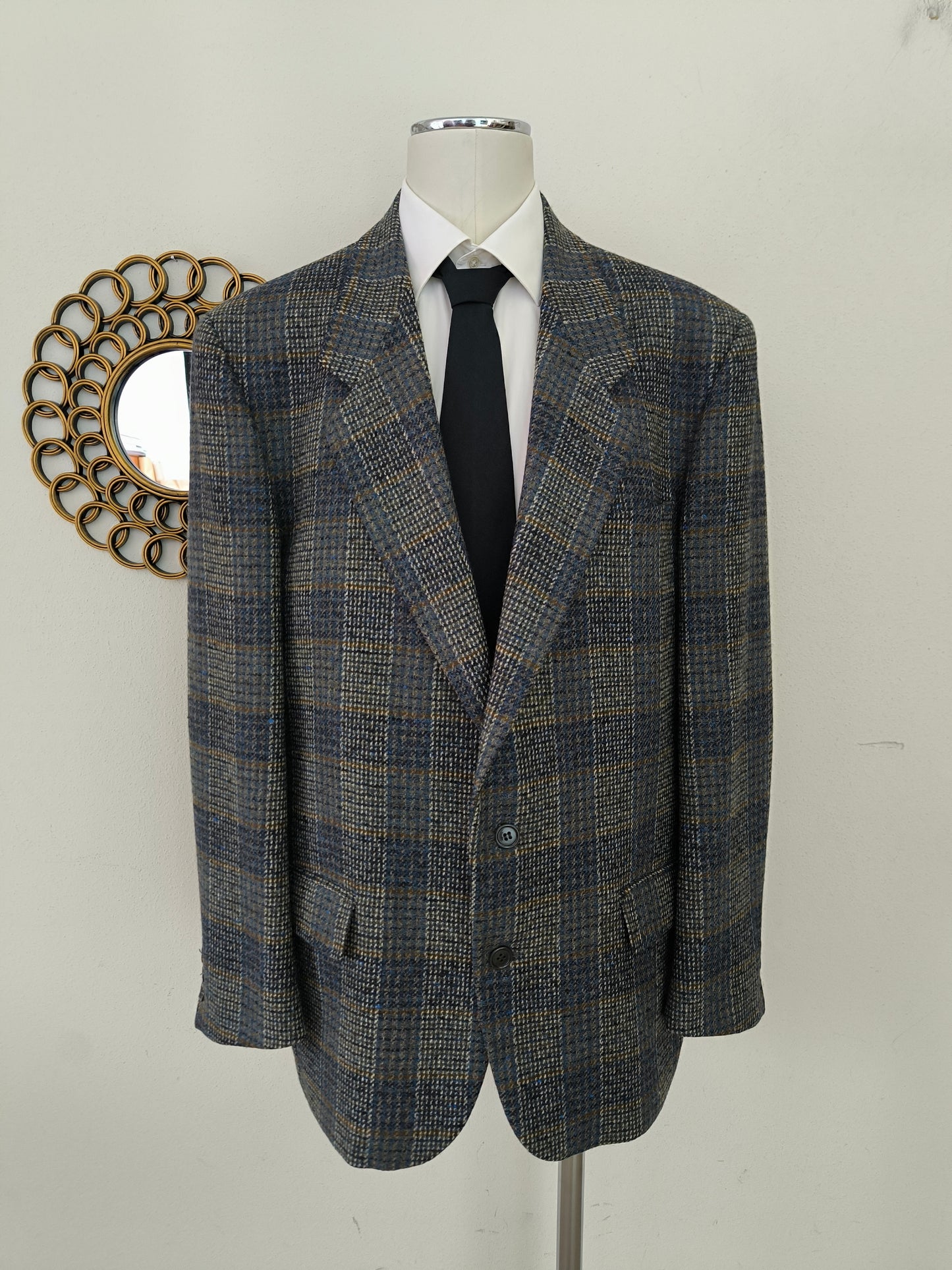 Blazer in tweed pura lana