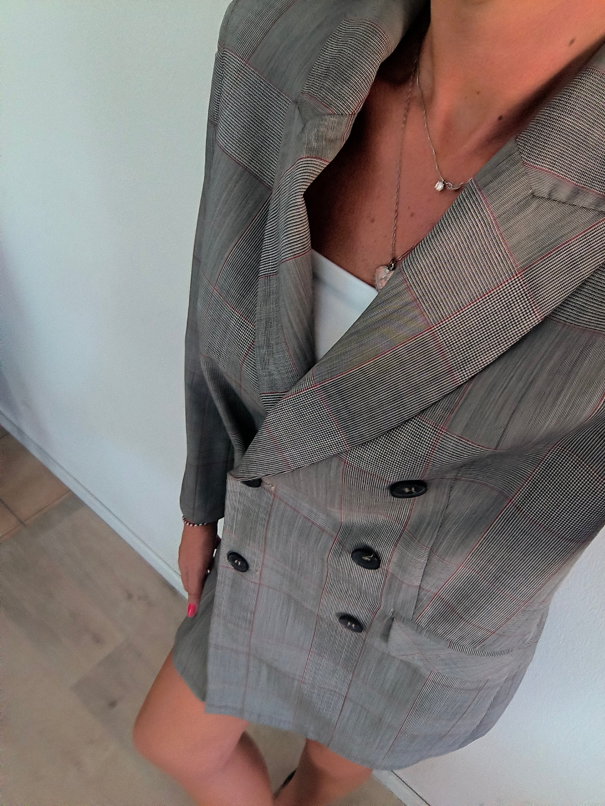 Blazer doppiopetto in Principe di Galles Max Mara