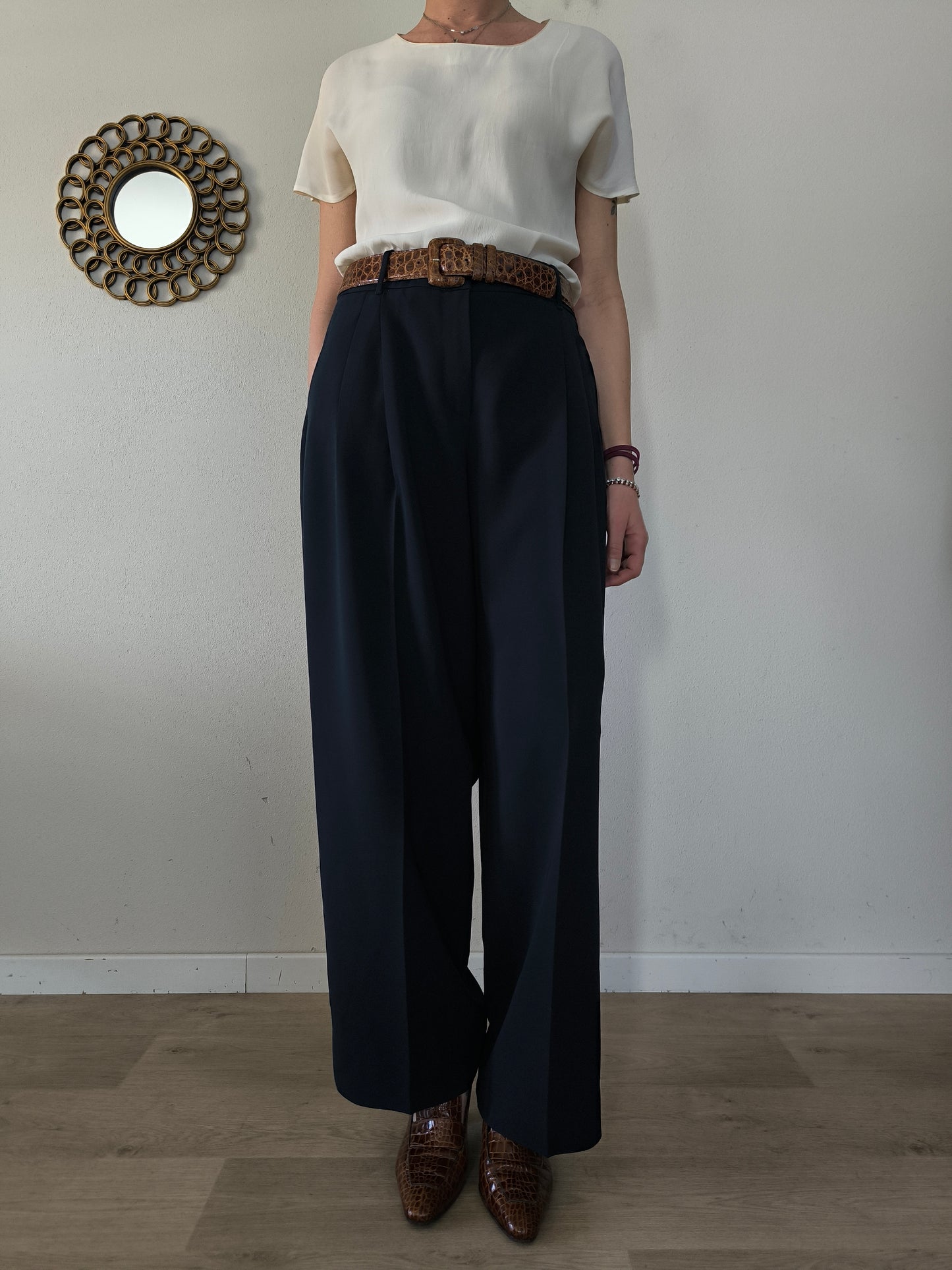 Pantapalazzo Max Mara blu notte tg 44