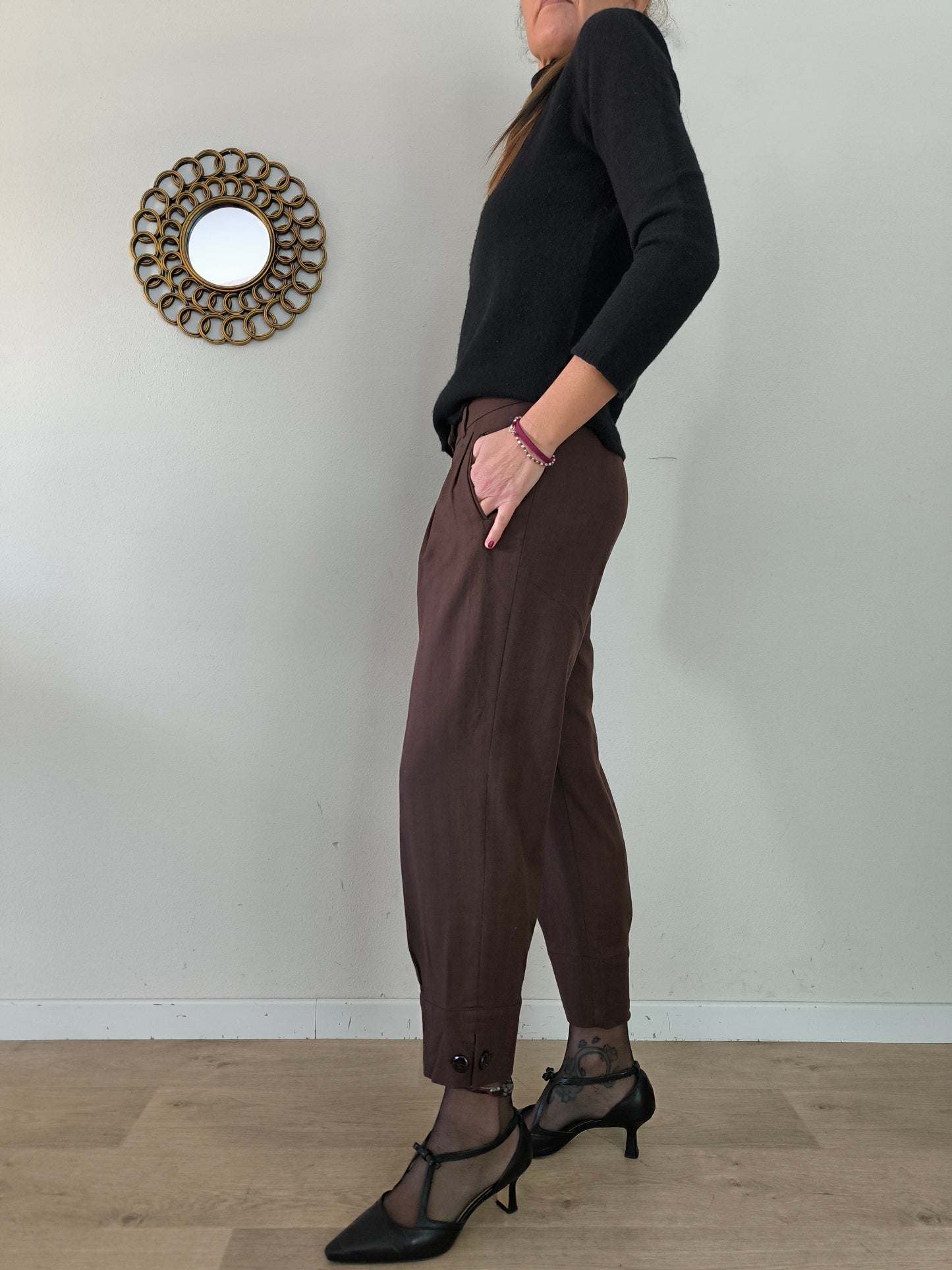 Pantalone marrone Max Mara tg M